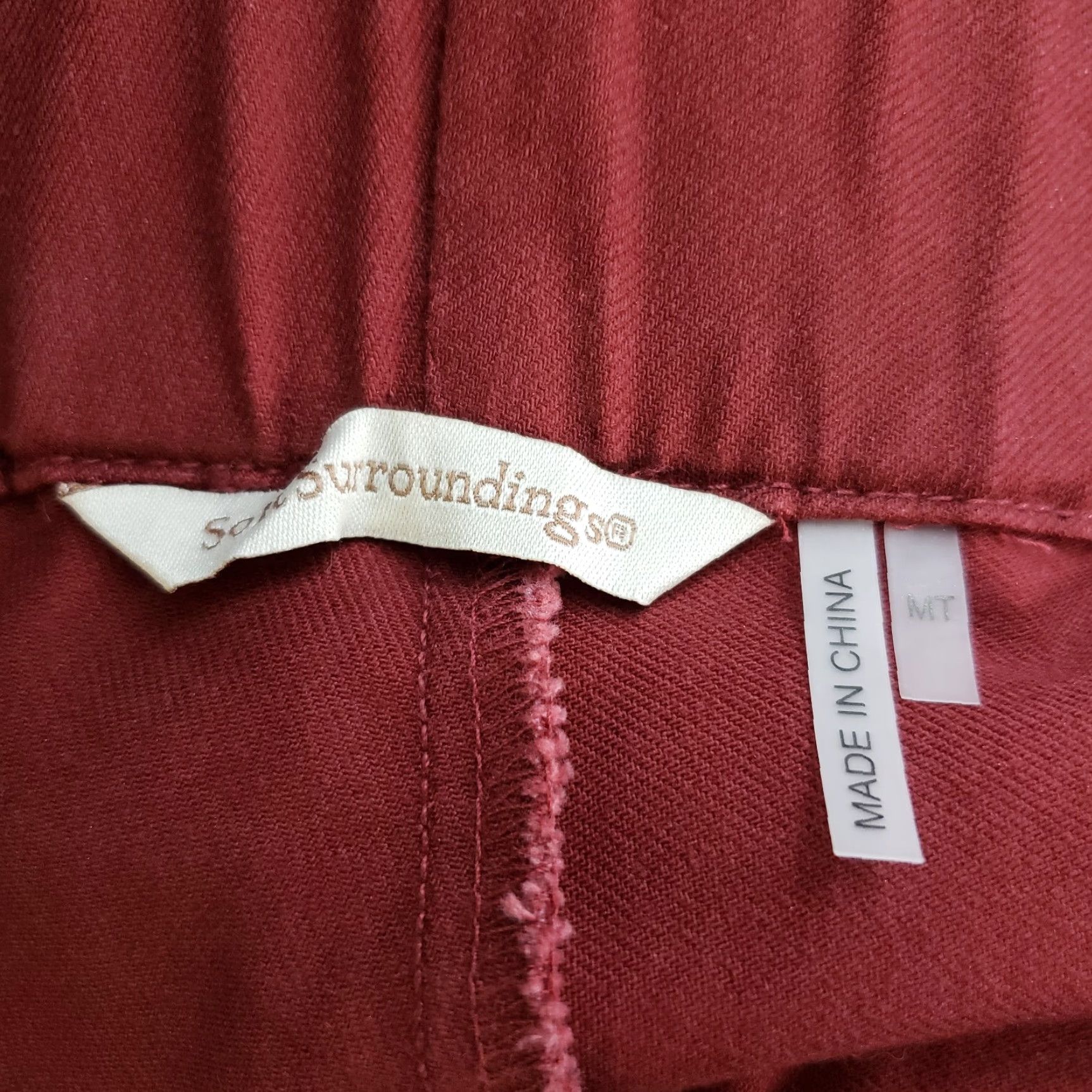 Soft Surroundings Soft Surroundings Womens Metro Legging Jeans Sz M Tall Brick Red Pull On Jeans Size 32" / US 10 / IT 46 - 7 Thumbnail