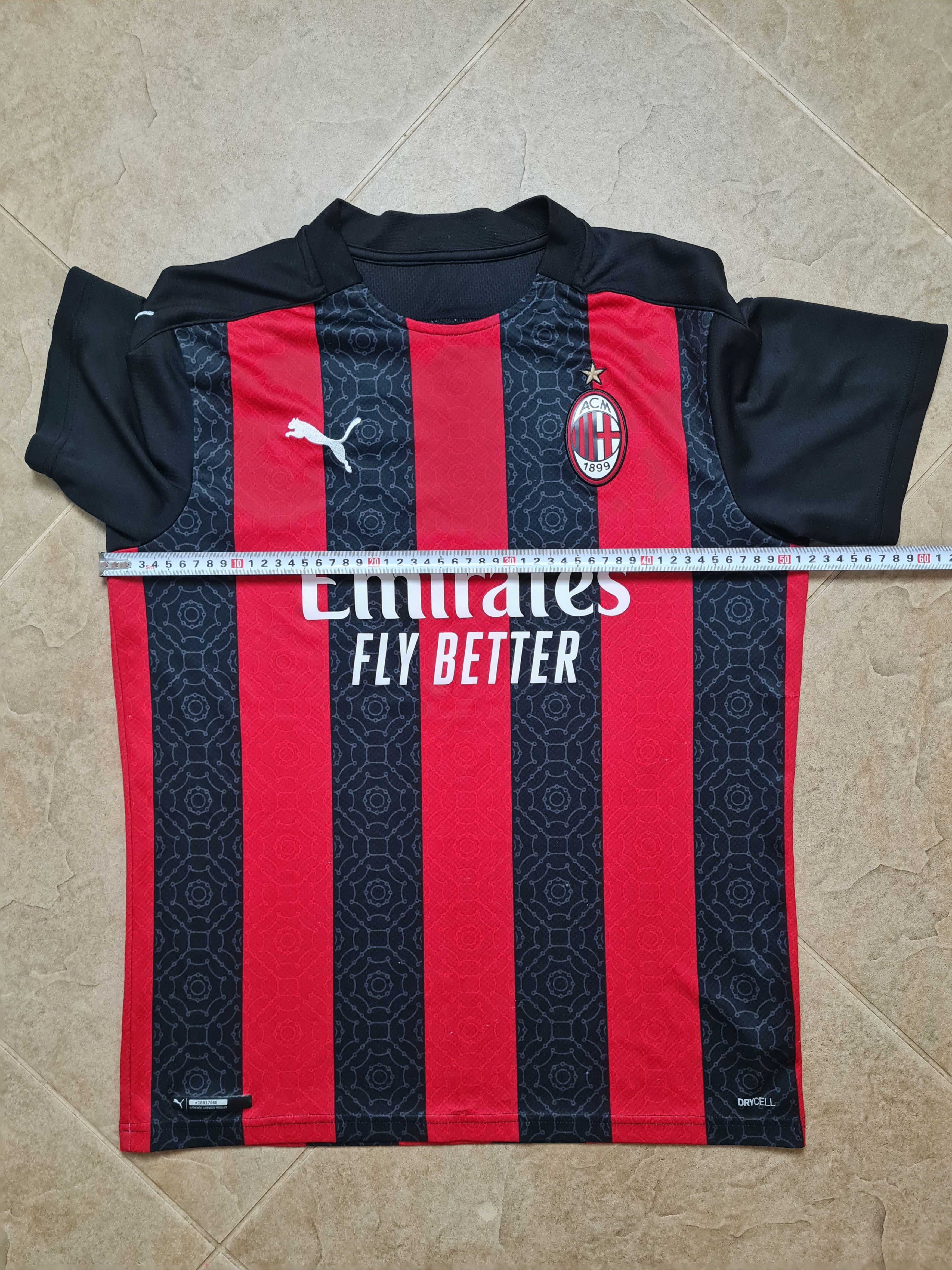 Puma AC Milan Home Puma Soccer Shirt Third Maglia Camiseta Size US M / EU 48-50 / 2 - 6 Thumbnail
