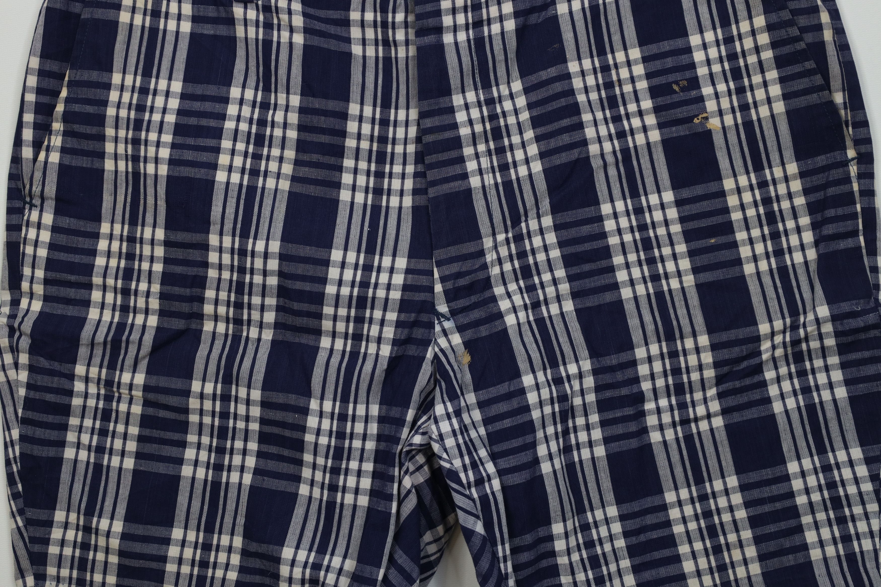 Vintage Vintage 50s 60s Streetwear Above Knee Chino Shorts Blue Size US 38 / EU 54 - 3 Thumbnail