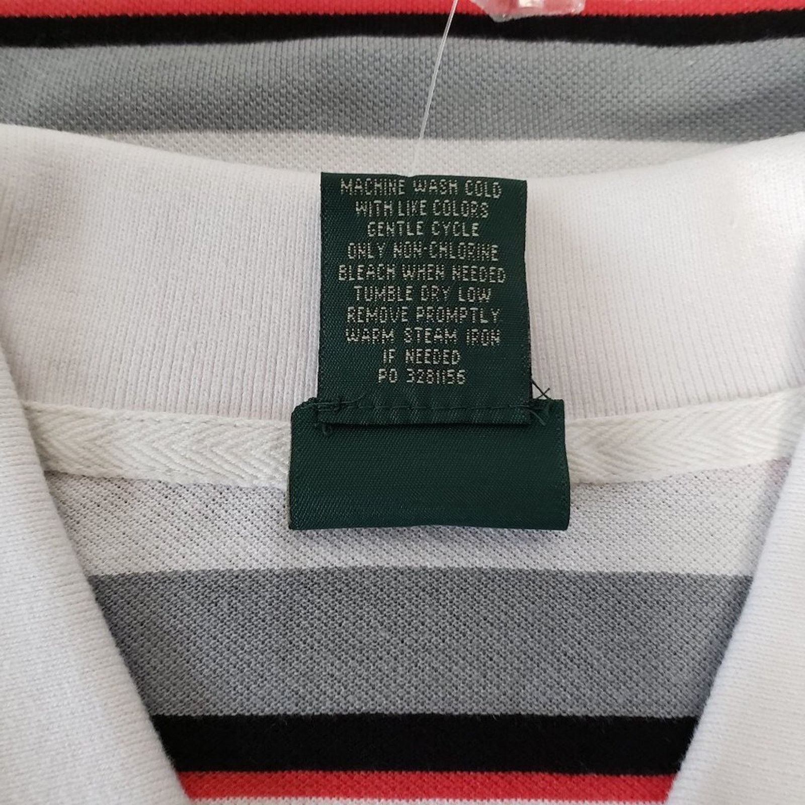 Designer Scandia Woods Stripe Button Spread Collar Golf Polo 2XL Size US XXL / EU 58 / 5 - 5 Thumbnail
