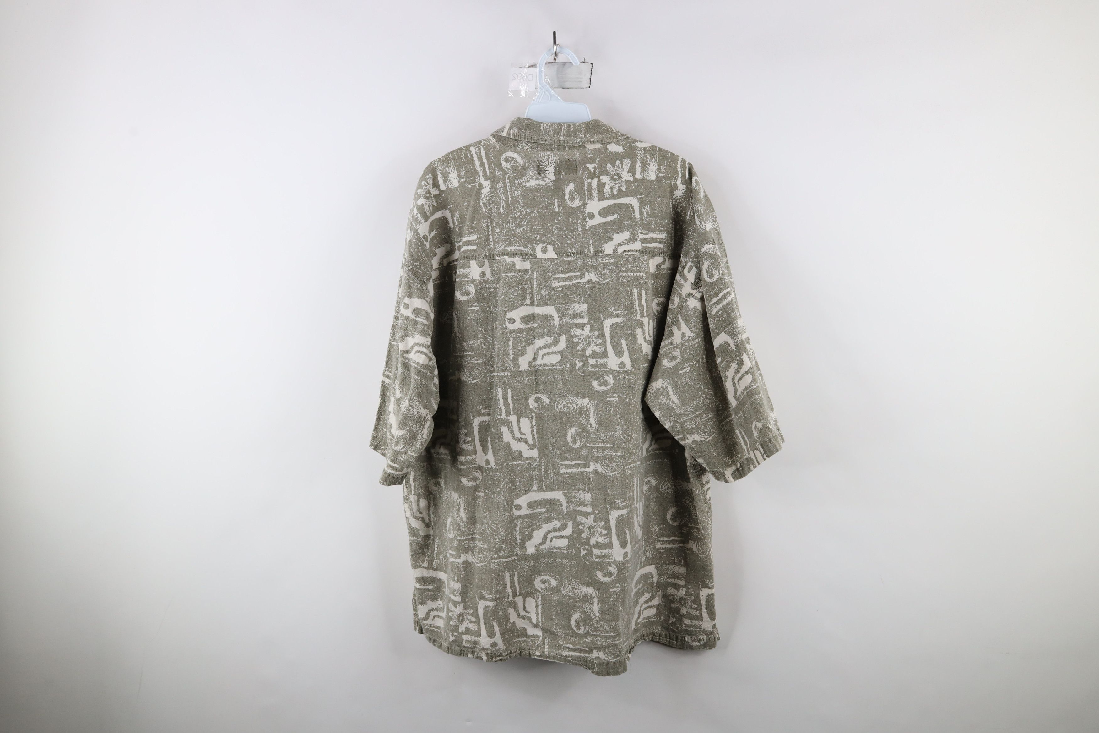 Vintage Vintage 90s Streetwear Baggy Fit Collared Button Shirt Size US XL / EU 56 / 4 - 8 Thumbnail