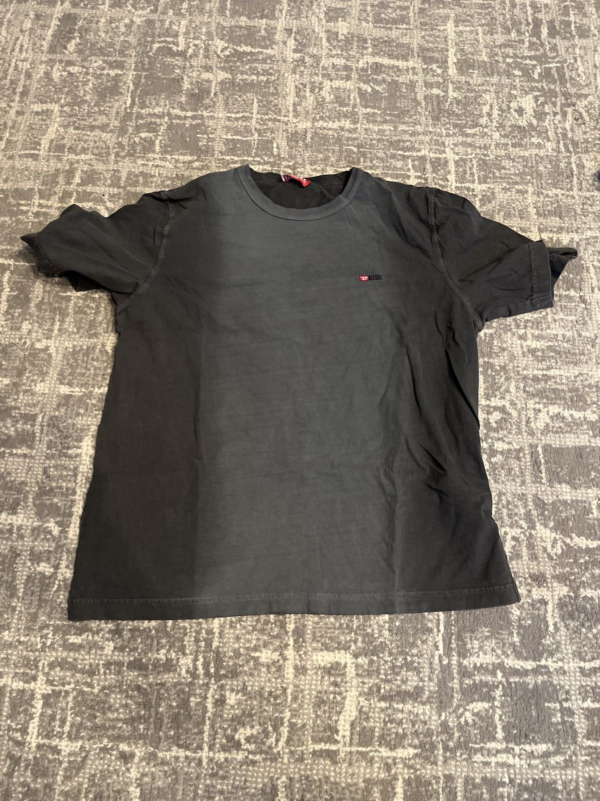 Diesel Diesel Grey Washed Tee Size US L / EU 52-54 / 3 - 2 Thumbnail