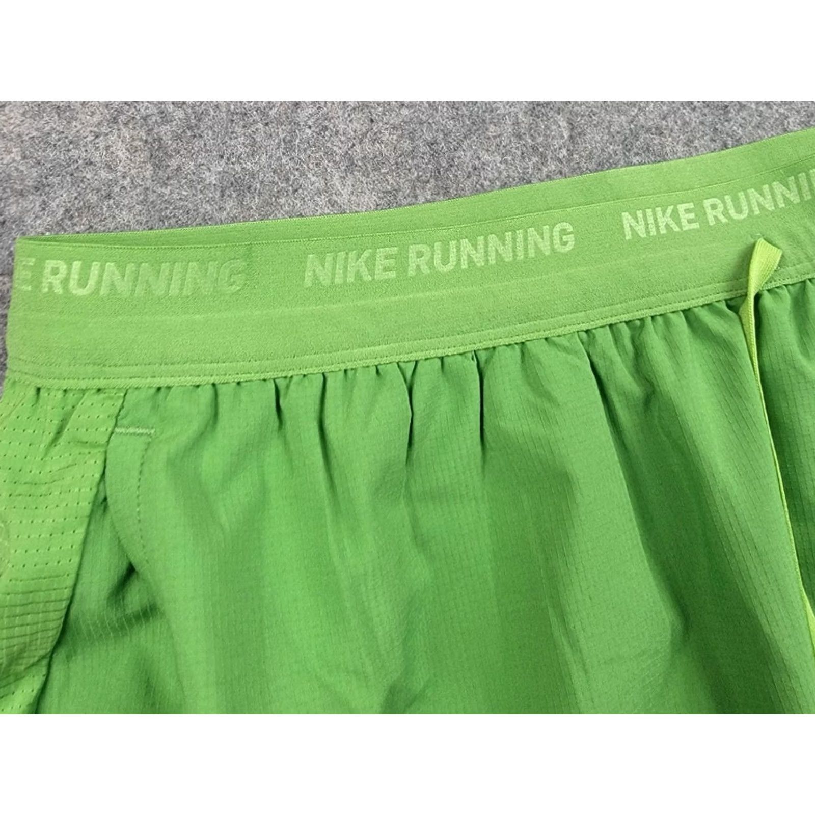 Nike Nike Running Shorts Mens 2XL Green Lined Drawstring Active NWT Shorts Size US 39 - 5 Thumbnail
