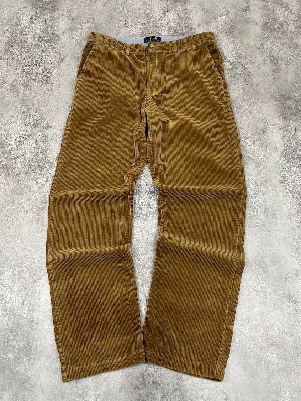 Polo Ralph Lauren Polo Ralph Lauren women Corduroy Pants Brown Straight Fit Size 36" / US 14 / IT 50 - 8 Thumbnail