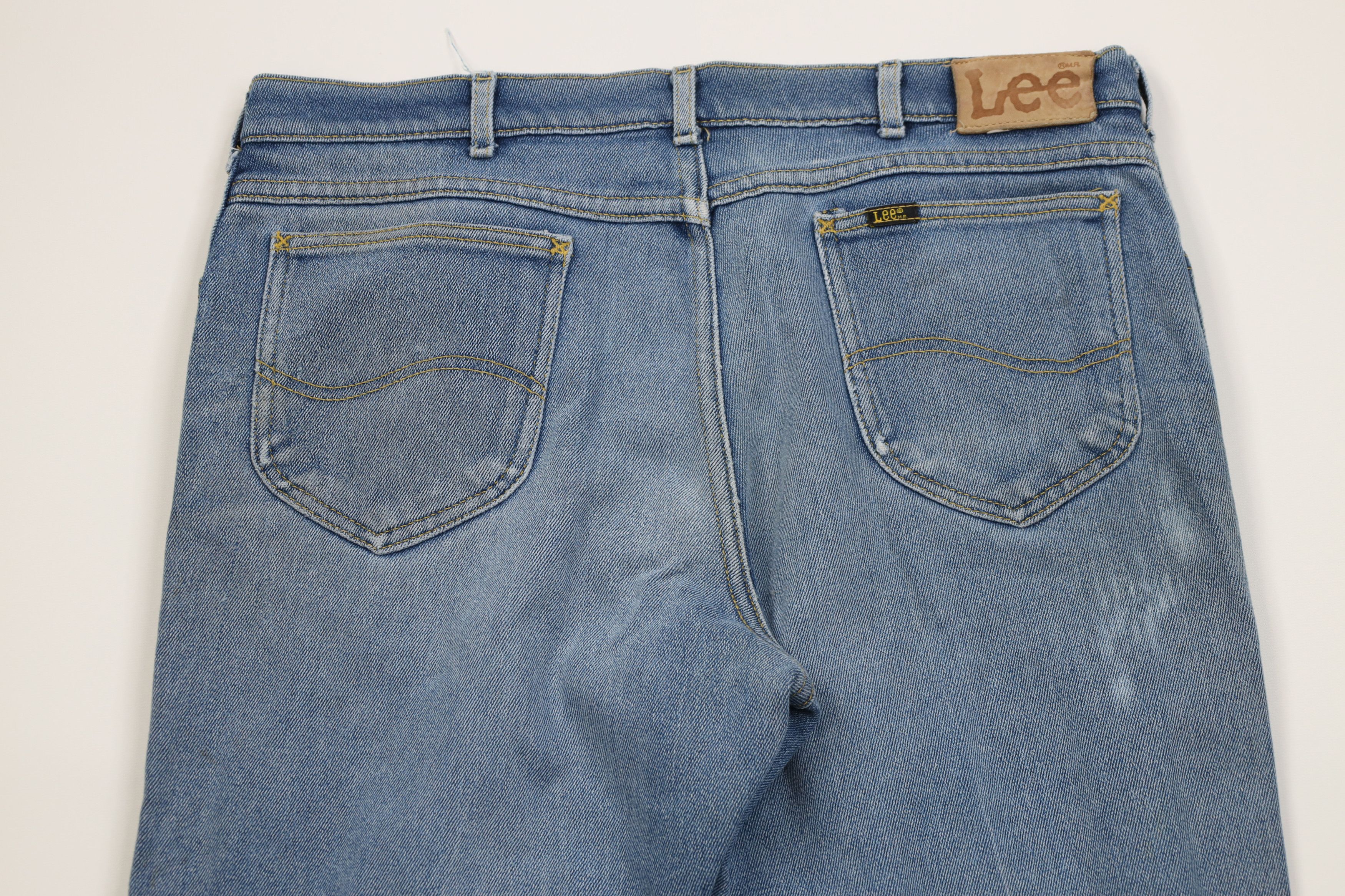 Lee Vintage 90s Lee Distressed Straight Leg Denim Jeans Blue USA Size US 36 / EU 52 - 12 Thumbnail