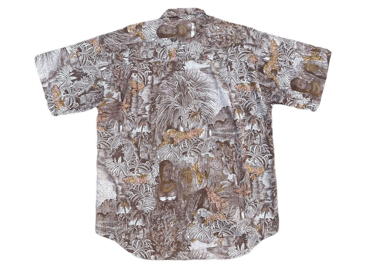 Vintage TIME SHIFTER For Wandering Men Rayon Silk Tribal Size US L / EU 52-54 / 3 - 2 Thumbnail