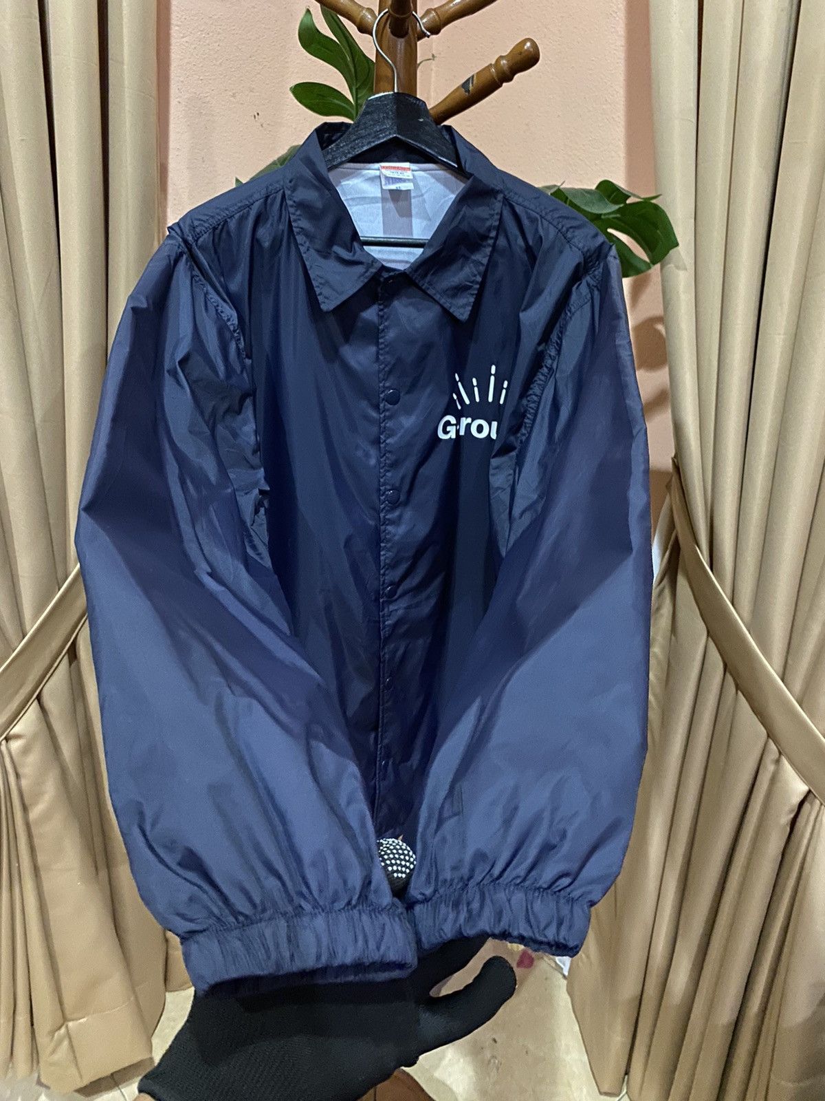 Japanese Brand G-round Coach Jacket XL Nylon Windbreaker with Logo Size US XL / EU 56 / 4 - 9 Thumbnail