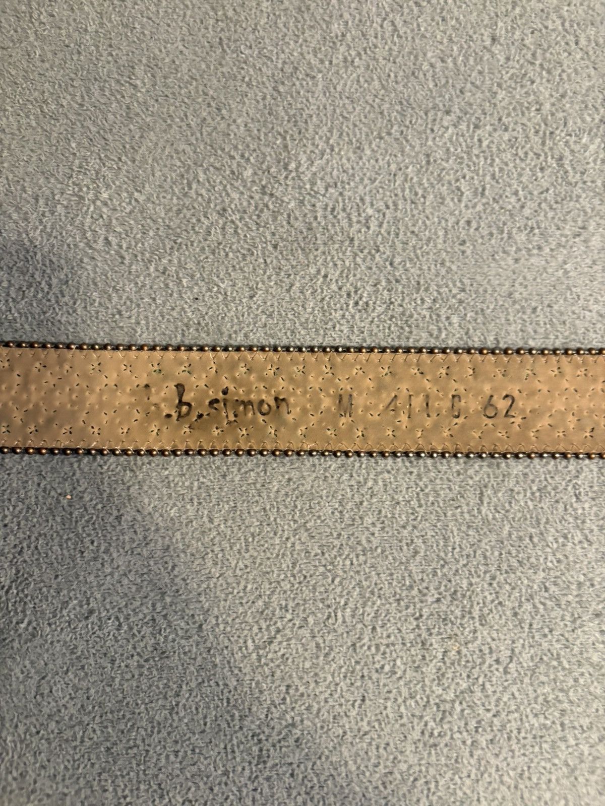 B.B. Simon B.B. Simon Cowboy Belt w Spinning Spurs Size 36 - 6 Thumbnail