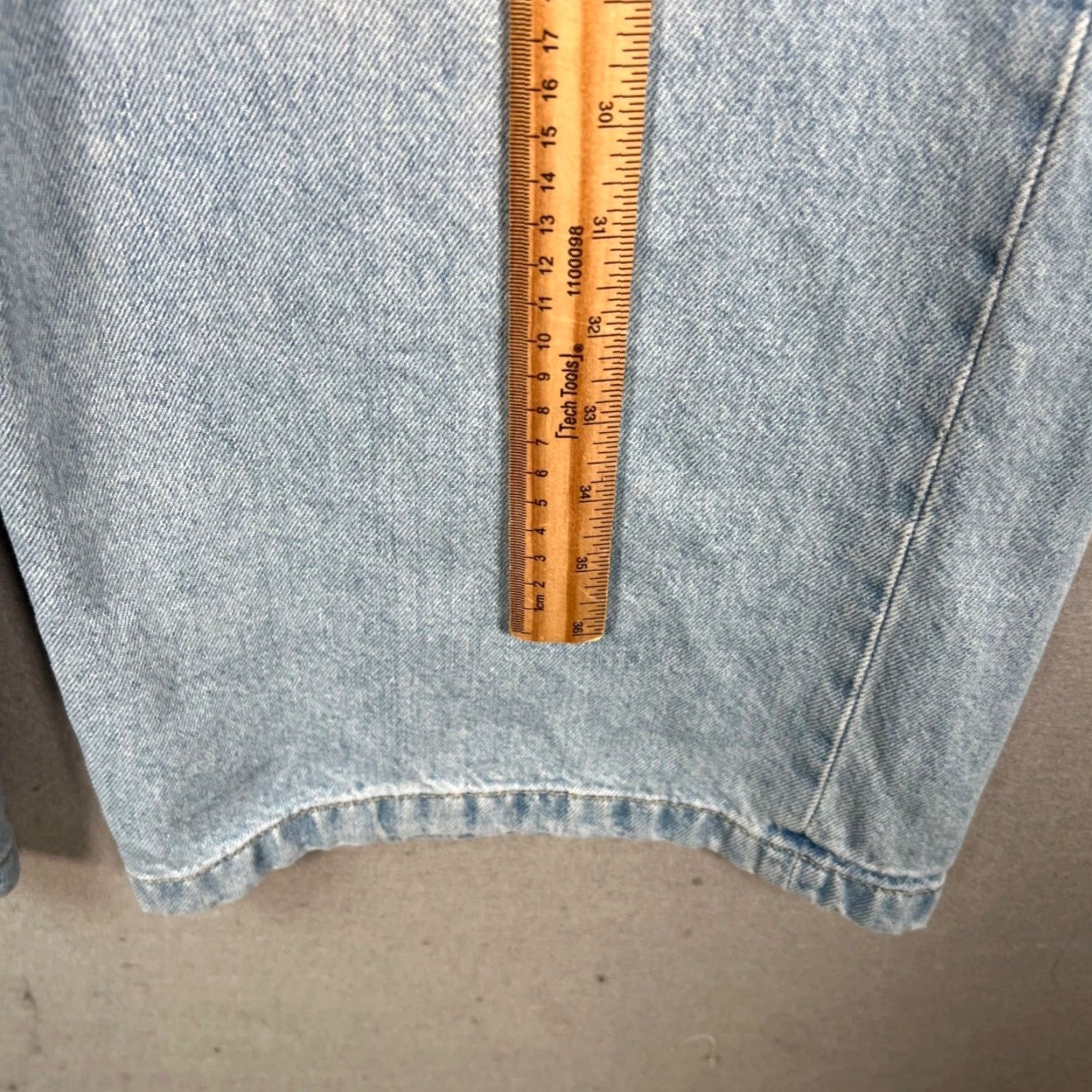 Cotton On Cotton On Jeans Womens 26 Low Super Baggy Blue Light Wash Denim 90s Wide-Leg Vintage No N/A Size 26" / US 2 / IT 38 - 7 Thumbnail