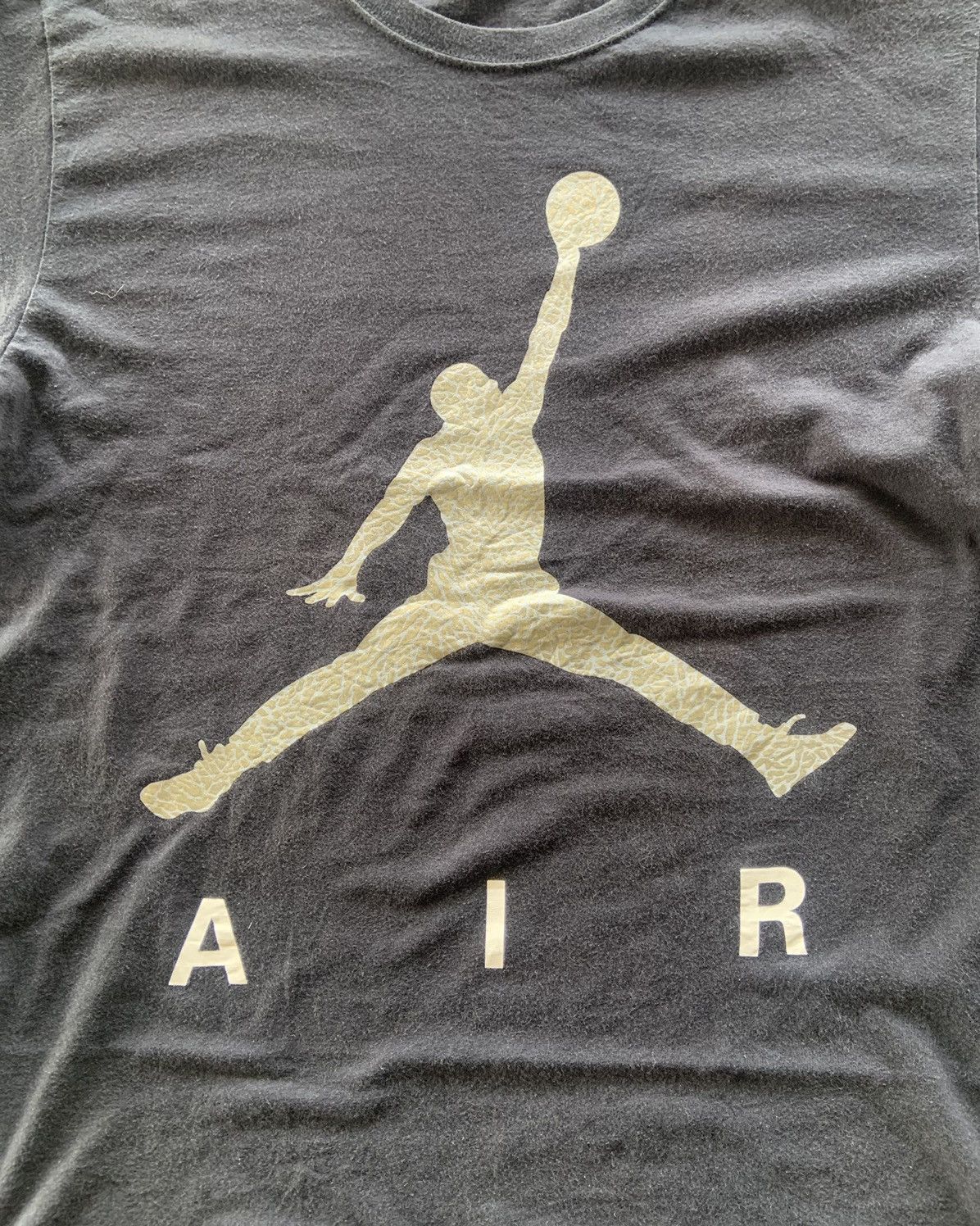 Japanese Brand × Jordan Brand × Vintage 2000s Air Jordan Faded Black Size US L / EU 52-54 / 3 - 2 Thumbnail