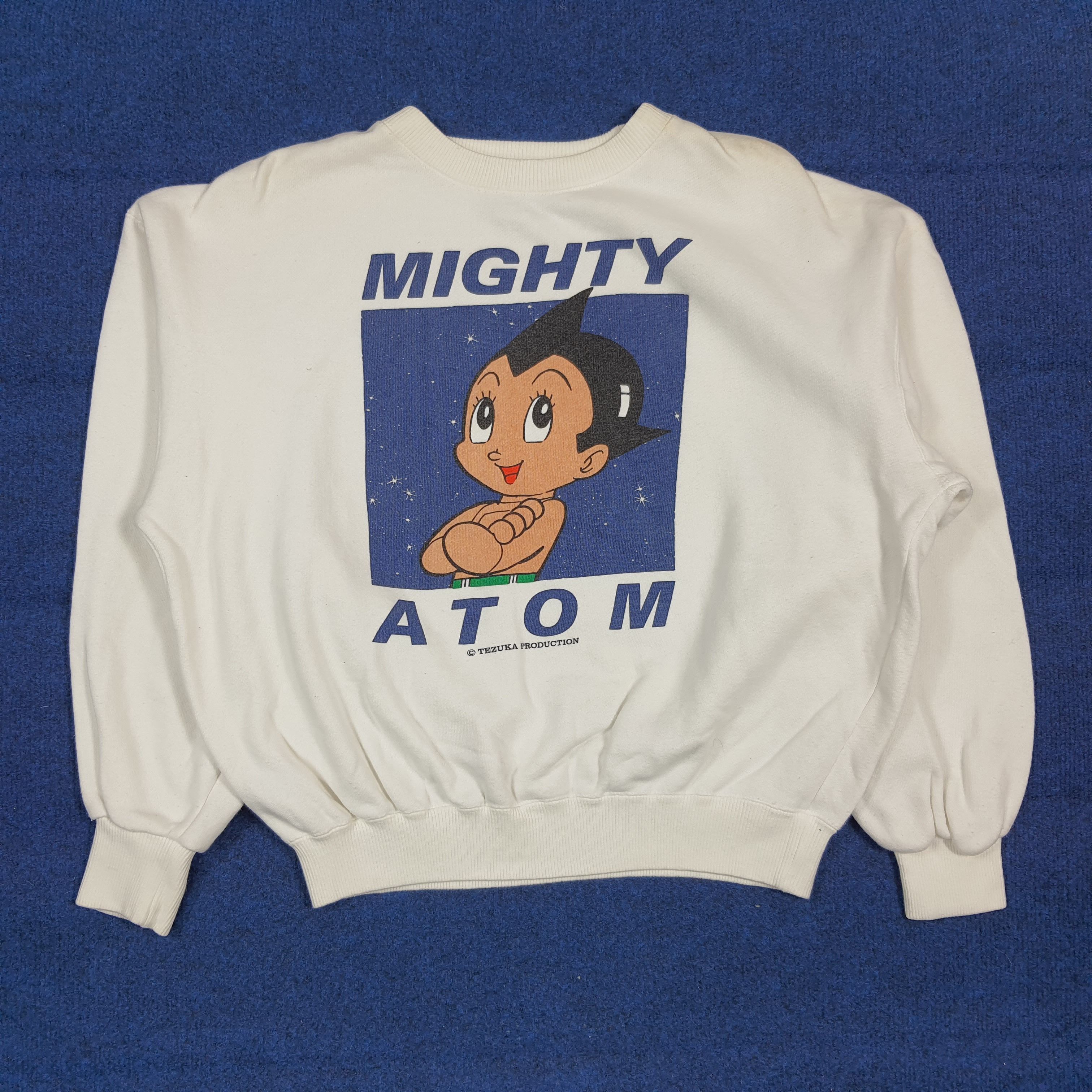 Japanese Brand 90s Vintage Mighty Atom Astro Boy Sweatshirt C293N6 Size US L / EU 52-54 / 3 - 1 Thumbnail