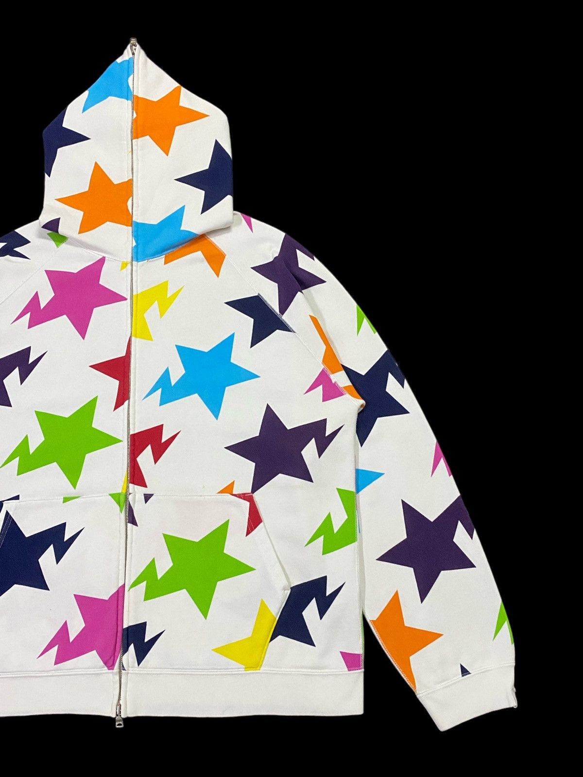 Bape Bape Sta Pattern Full Zip Hoodie Size US L / EU 52-54 / 3 - 18 Thumbnail