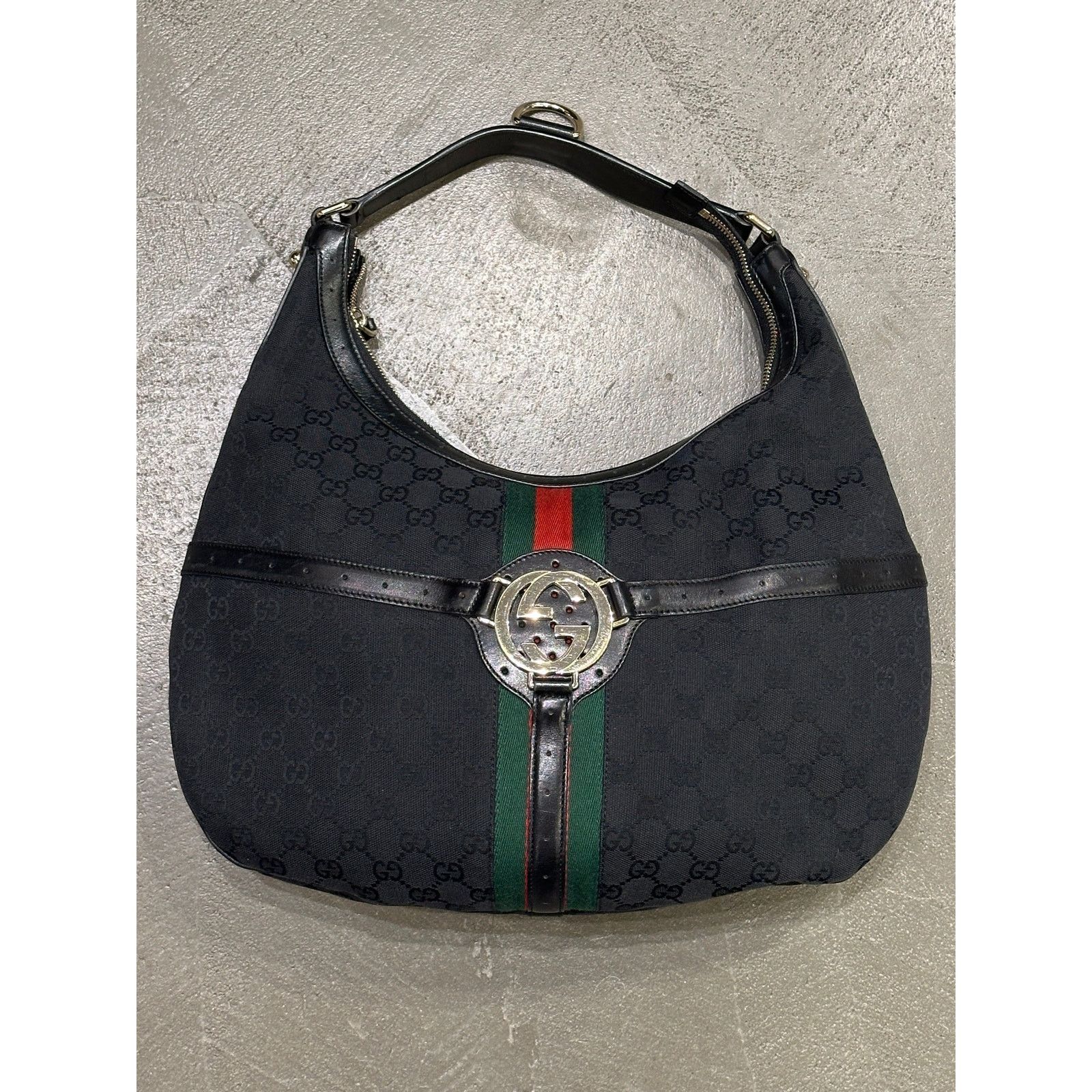 Gucci 2000s Gucci GG canvas web hobo bag Size ONE SIZE - 1 Thumbnail