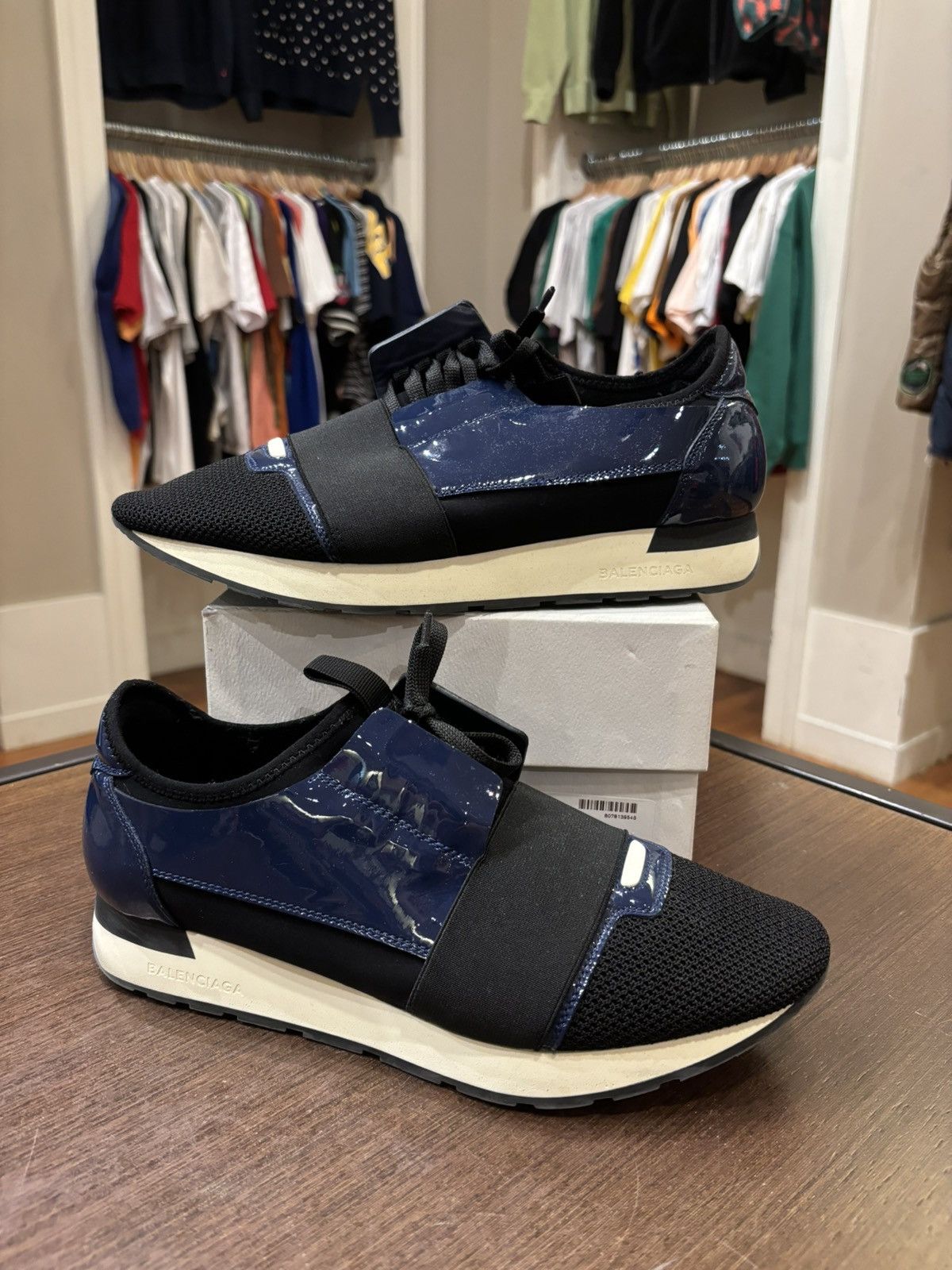 Balenciaga race runners blue best sale