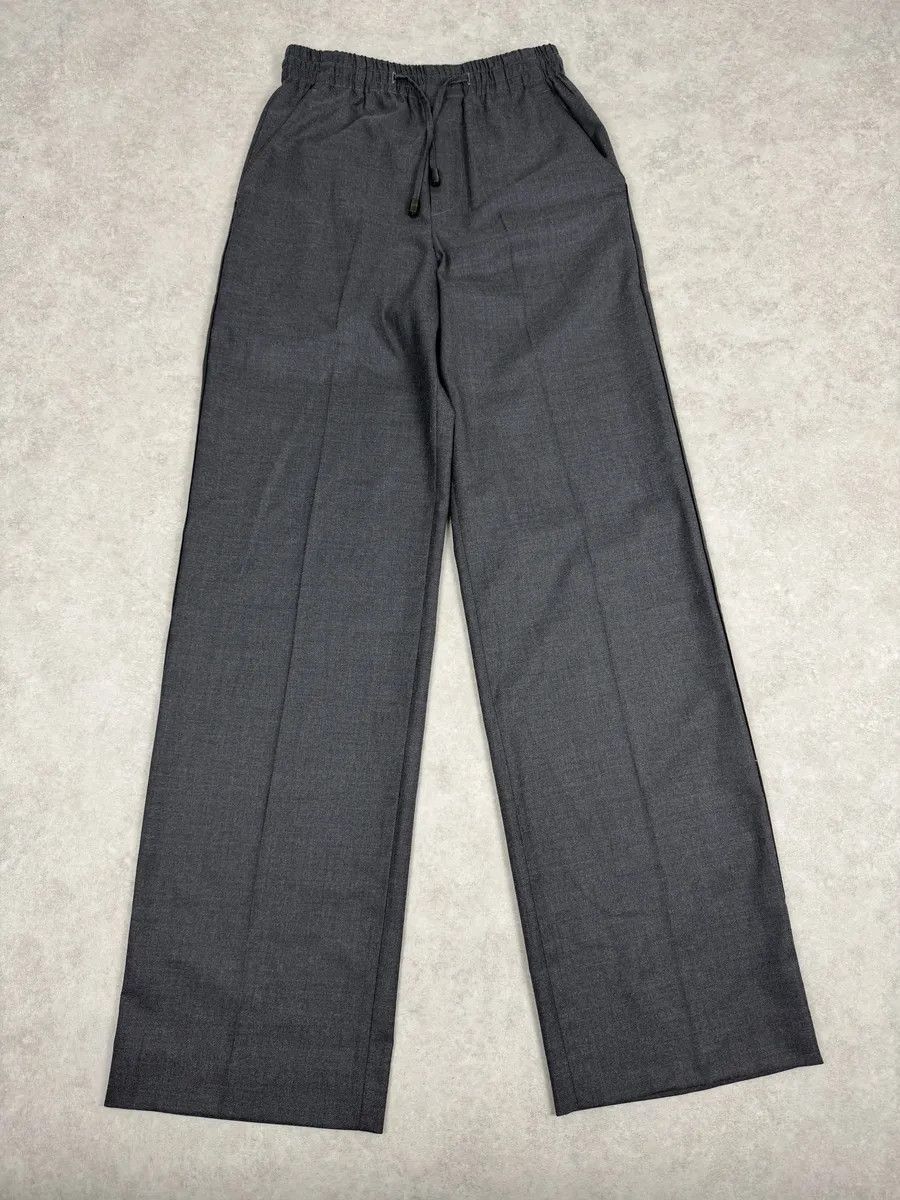Maison Margiela AW2023 Maison Margiela Grey Tailored Pants Size US 30 / EU 46 - 2 Thumbnail