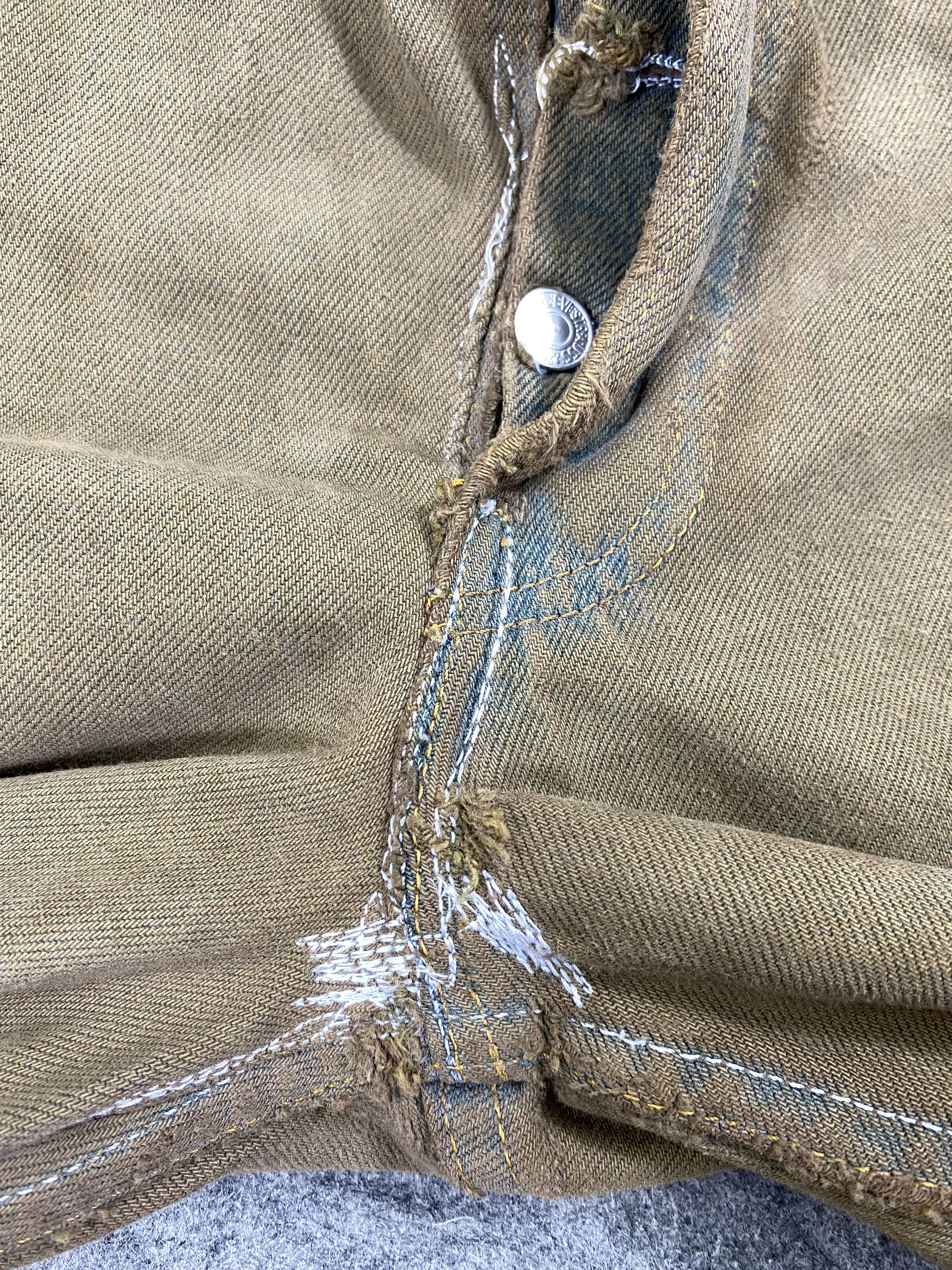 Levi's Earth Tone Vintage Levi's 501 Jeans 35x29 Denim JN1175 Size US 35 - 9 Thumbnail