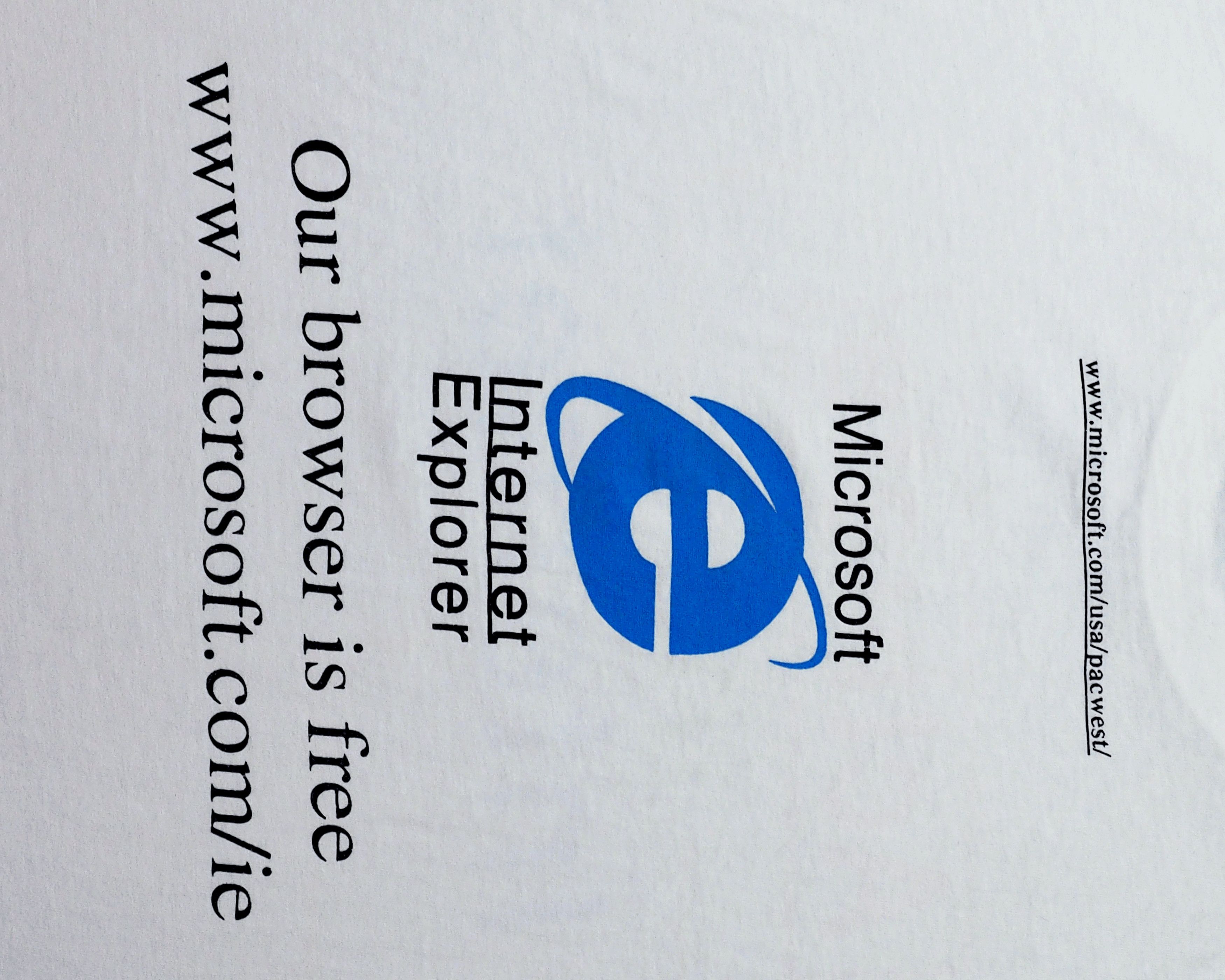 Vintage Vintage 1990s Internet Explorer Activate Internet Shirt L Size US L / EU 52-54 / 3 - 4 Thumbnail