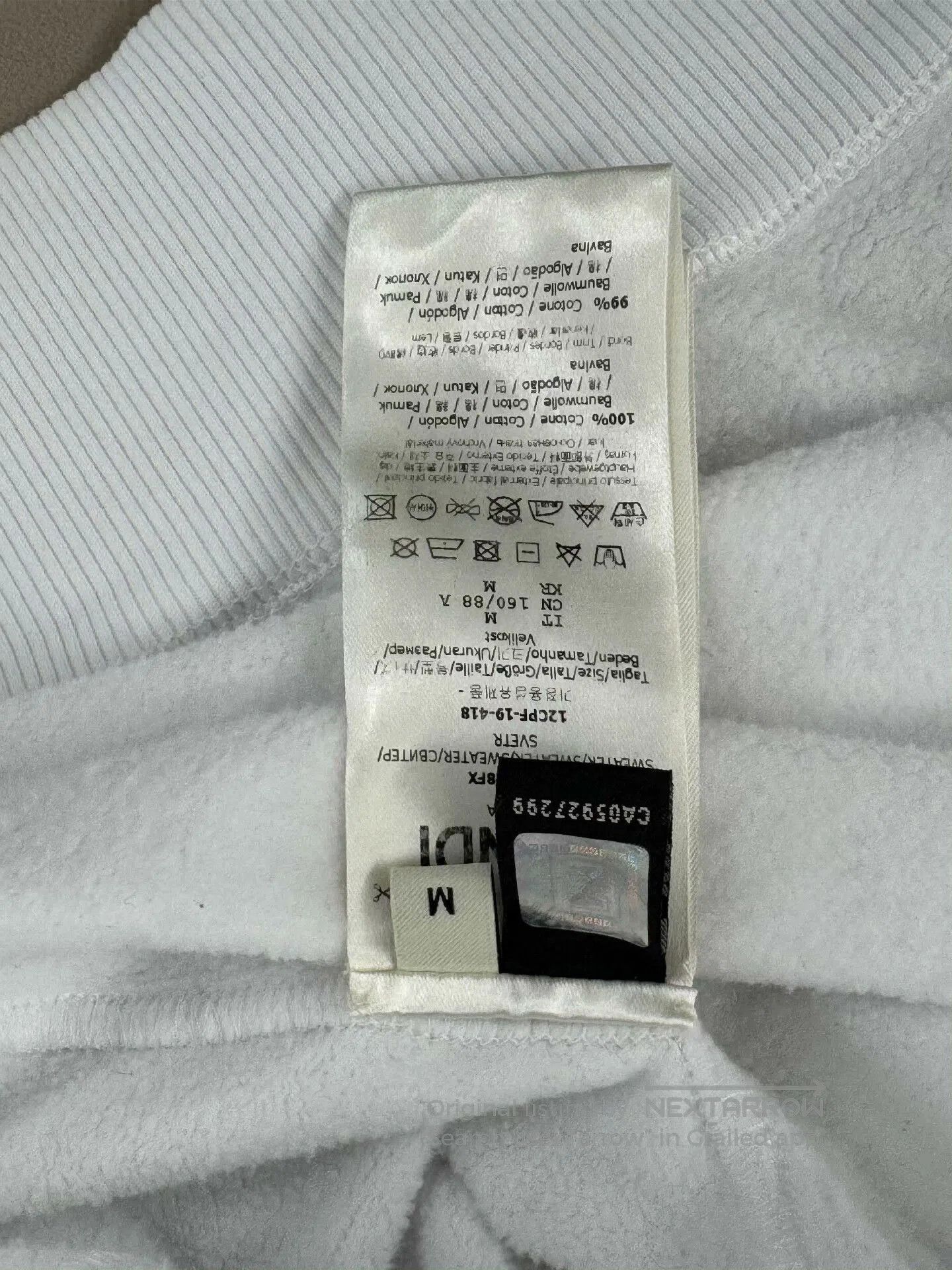 Fendi Fendi White Logo Embroidered Sweatshirt. Size US M / EU 48-50 / 2 - 4 Thumbnail