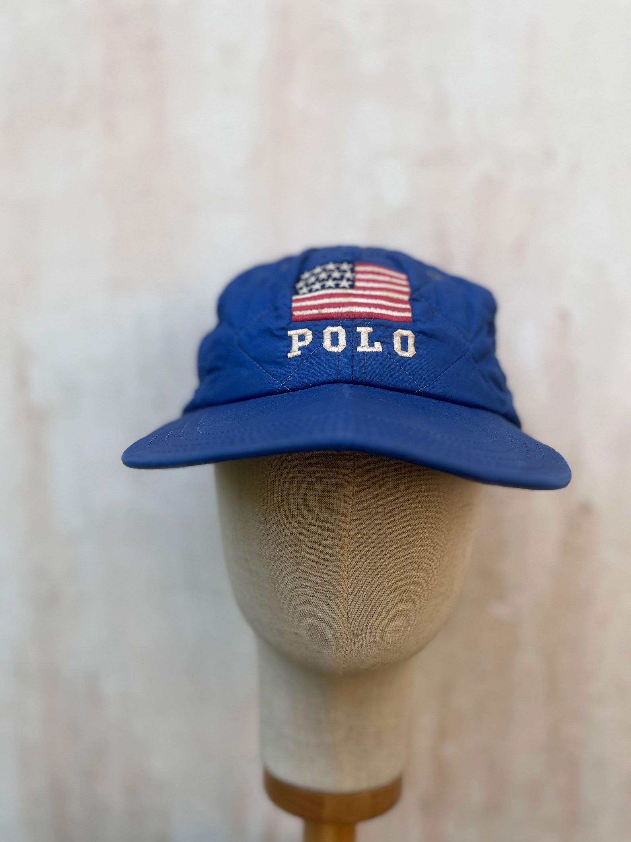 Polo Ralph Lauren Vintage Polo Ralph Lauren Sport Headwear Quilted Size ONE SIZE - 1 Thumbnail