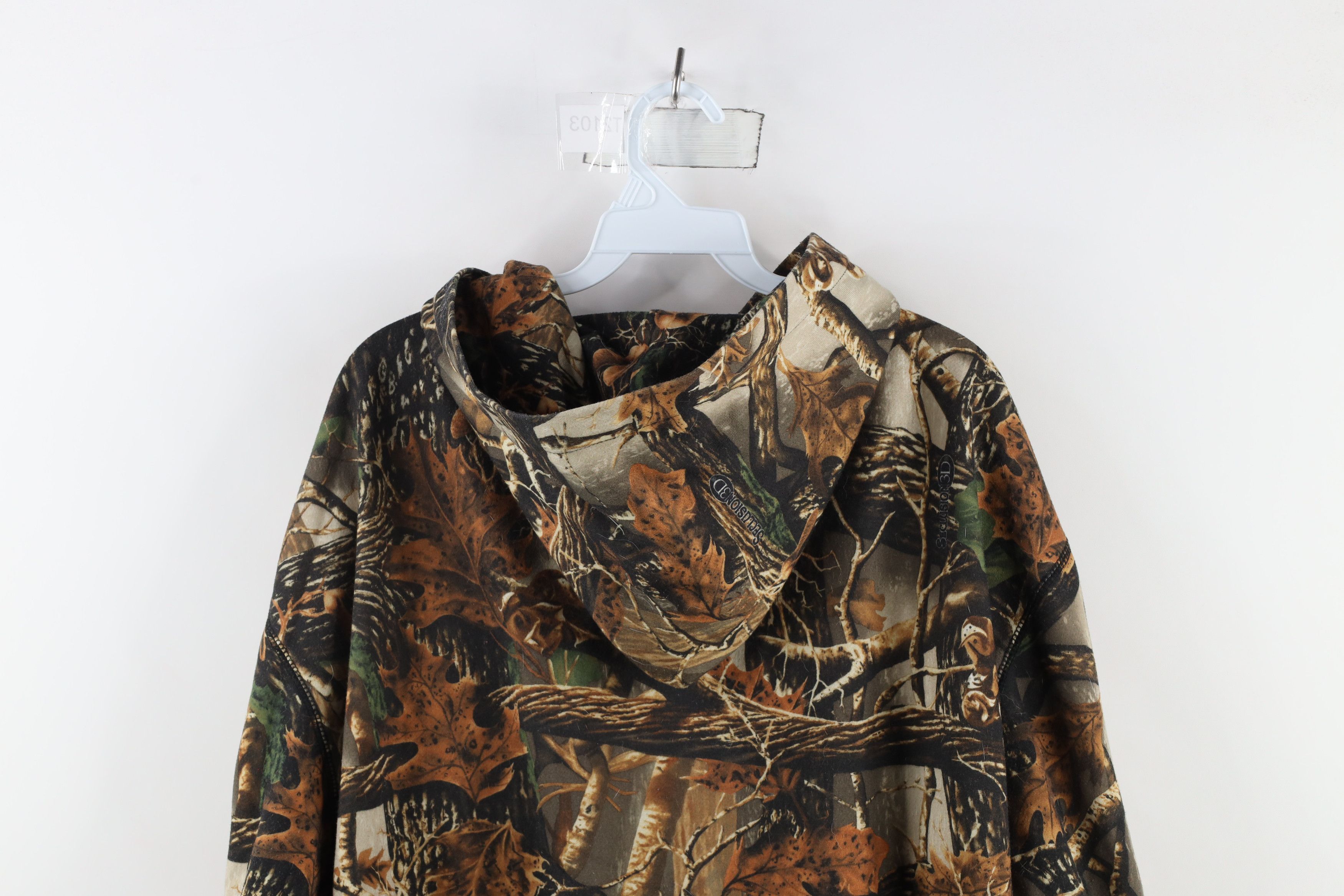 Cabelas × Vintage Vintage Cabelas Spell Out Camouflage Hoodie Sweatshirt Size US XXL / EU 58 / 5 - 12 Thumbnail