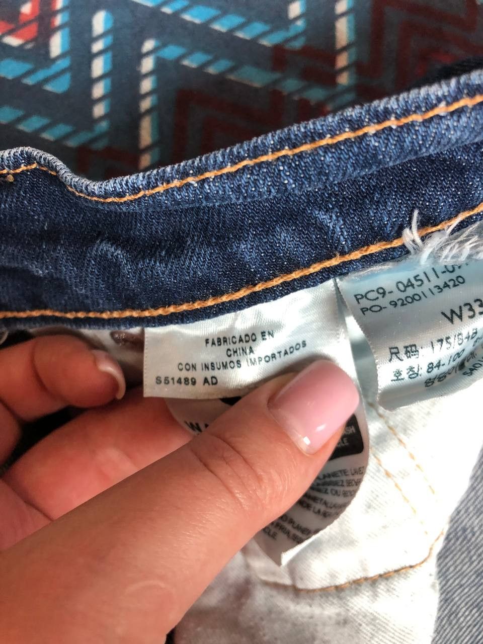 Levi's × Levi's Vintage Clothing Vintage 90s Levis 511 Blue Wash Distressed Style Jeans Size US 33 - 5 Thumbnail
