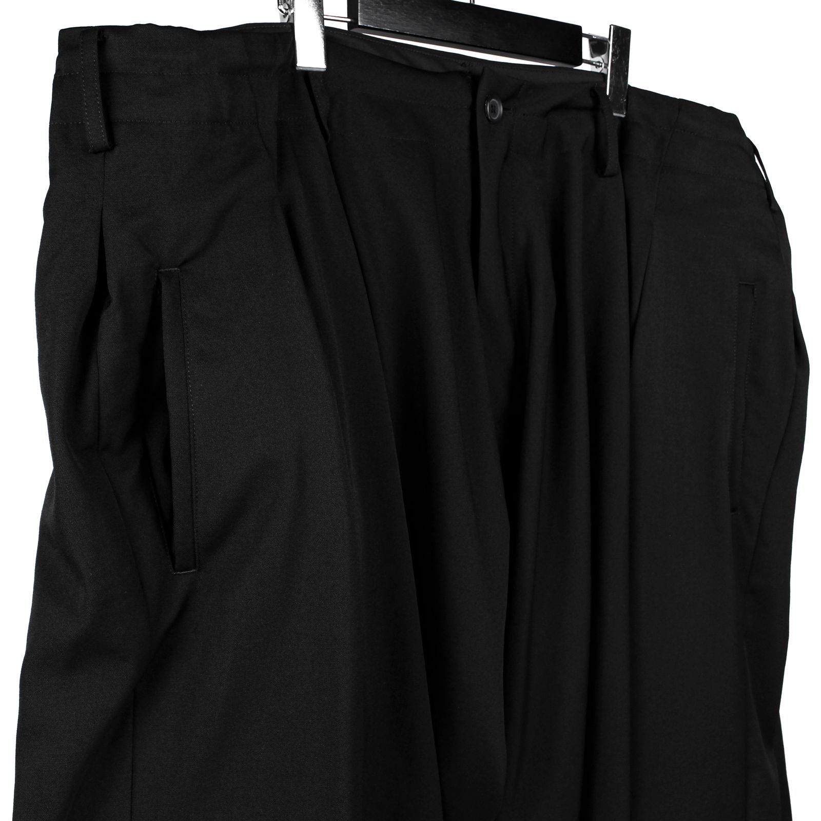 Yohji Yamamoto Yohji Yamamoto Pour Homme - W/Gabardine Tie Drape Pants Size US 30 / EU 46 - 17 Thumbnail