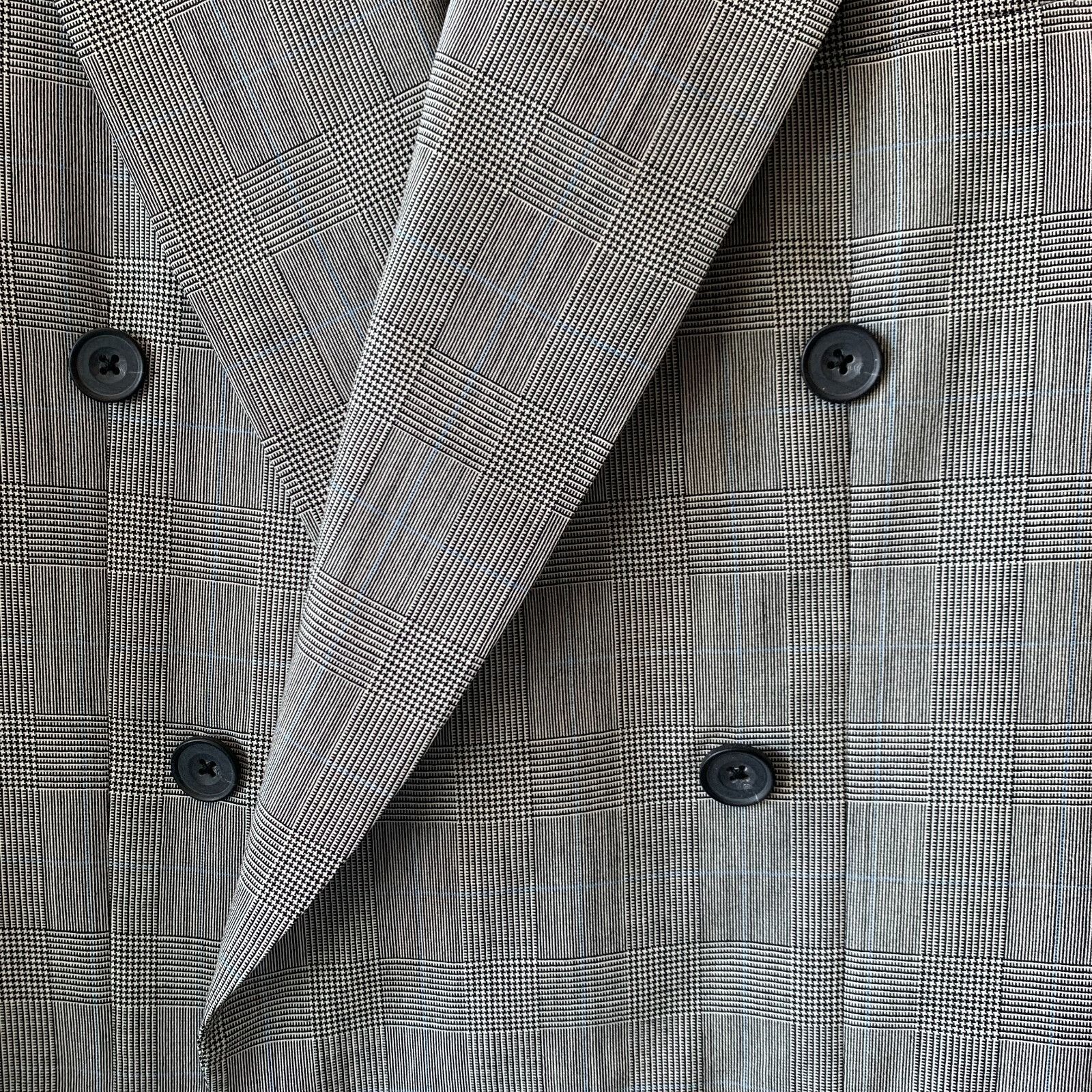 Other Norman Hilton Double Breasted Blazer Men 39L Peak Lapel Wool Size 38R - 5 Thumbnail