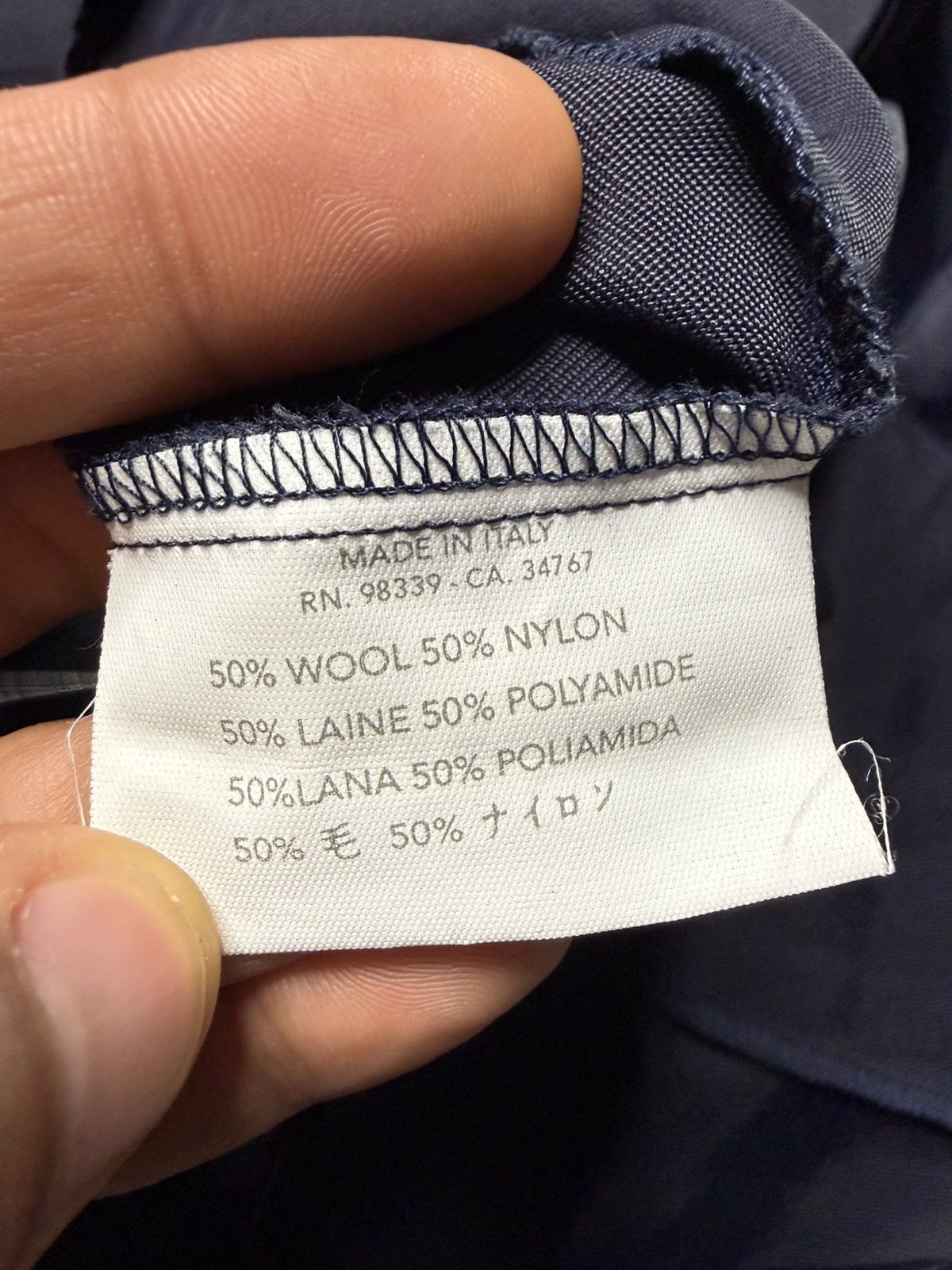 Miu Miu Miu miu x Prada Hidden Buttons High neck shirt Wool Nyln Size US M / EU 48-50 / 2 - 7 Thumbnail