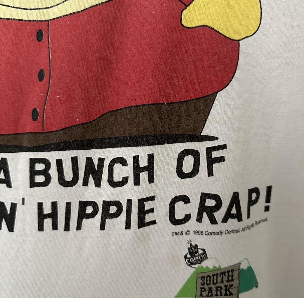 Gildan VINTAGE SOUTH PARK CARTMAN OFFICIAL MERCH TEE SHIRT Size US XL / EU 56 / 4 - 4 Thumbnail