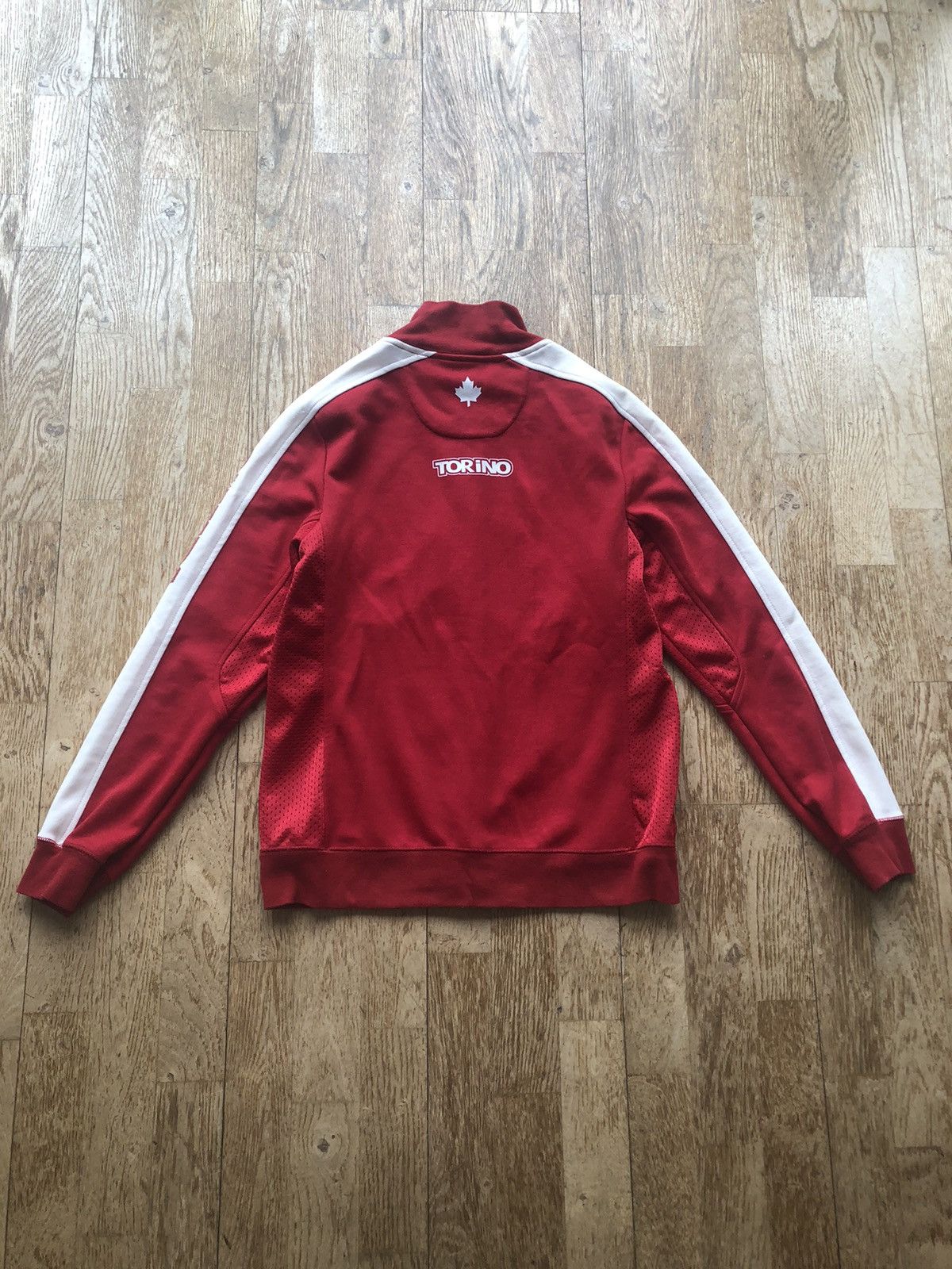 Vintage RARE 2006 TORINO OLYMPIC GAMES CANADA SPORT ZIP SWEATSHIRT Size US M / EU 48-50 / 2 - 2 Thumbnail