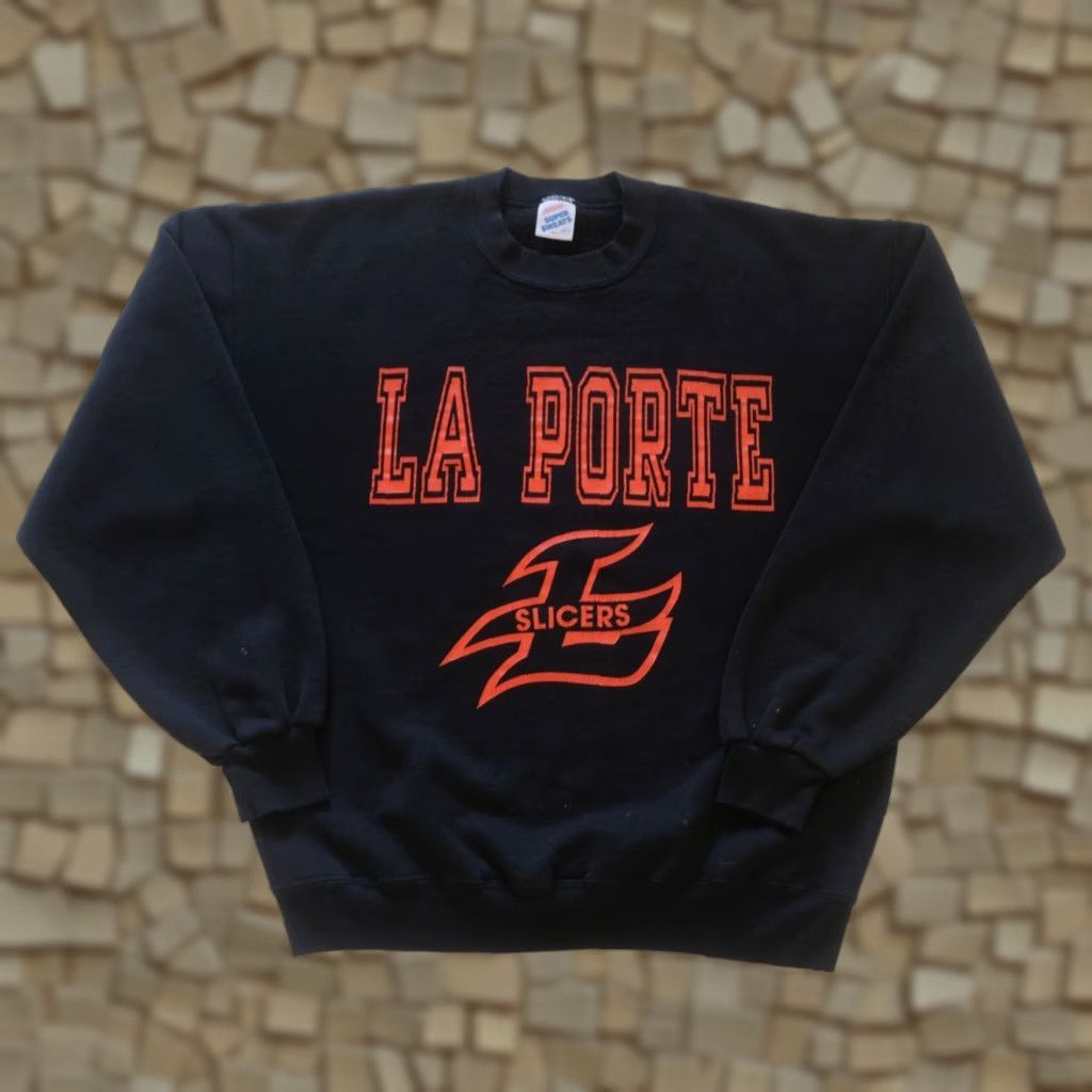 Jerzees VINTAGE JERZEES LOS ANGELES LA PORTE 90S SPORTS BLACK CREWNECK SWEATSHIRT MEN SZ L Size US L / EU 52-54 / 3 - 1 Thumbnail