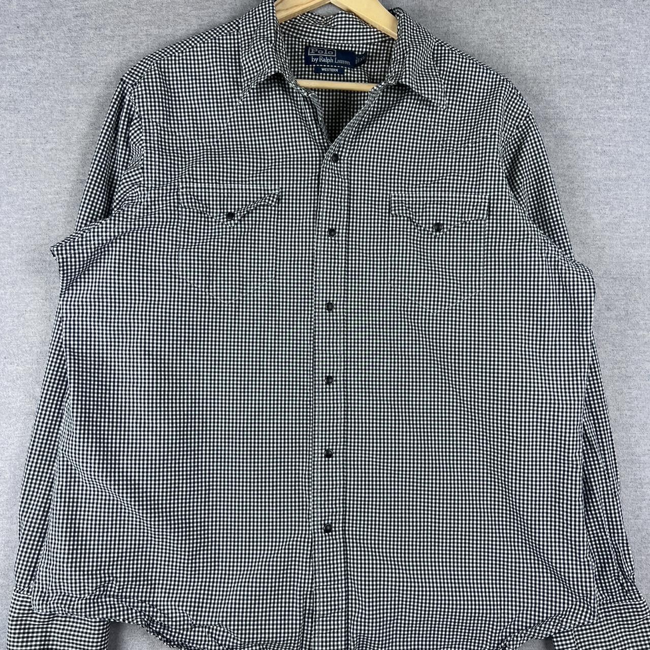 Polo Ralph Lauren Vintage Ralph Lauren Polo Pearl Snap Shirt Western Size L Size US L / EU 52-54 / 3 - 2 Thumbnail