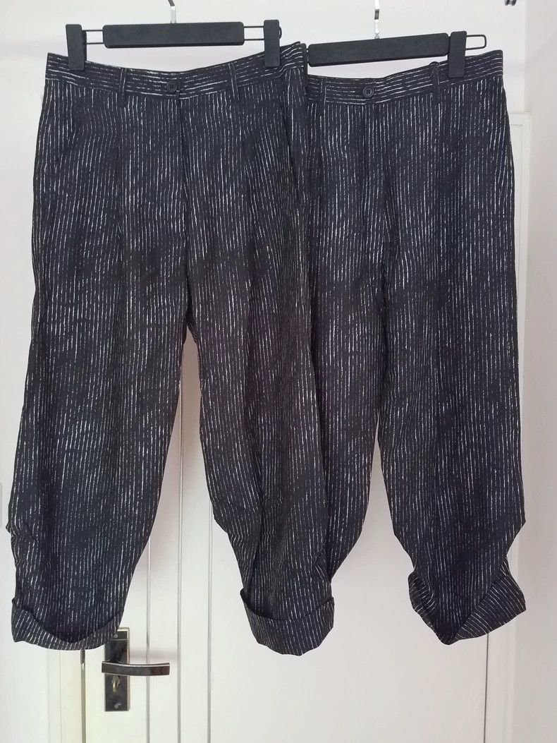 Ann Demeulemeester ann demeulemeester black cropped pants NXT-2504 Size US 30 / EU 46 - 1 Thumbnail