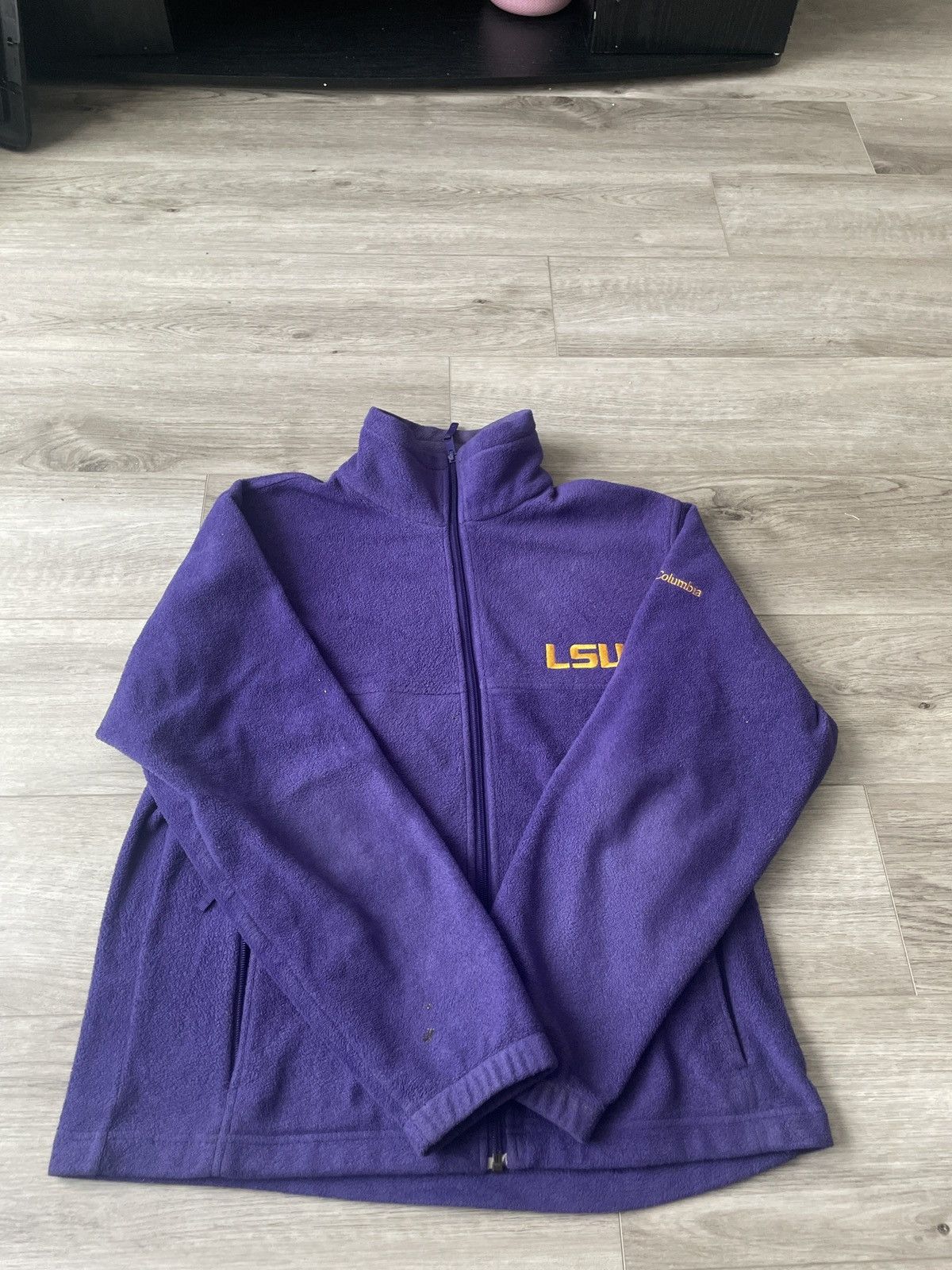 Columbia × Vintage Early 2000s LSU Columbia fleece Size US M / EU 48-50 / 2 - 1 Thumbnail