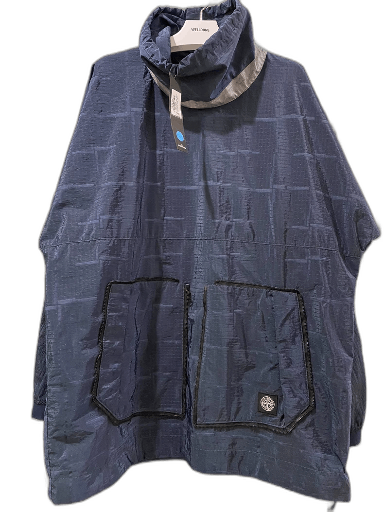 Stone Island Metallic Nylon Hooded Jacket -2506