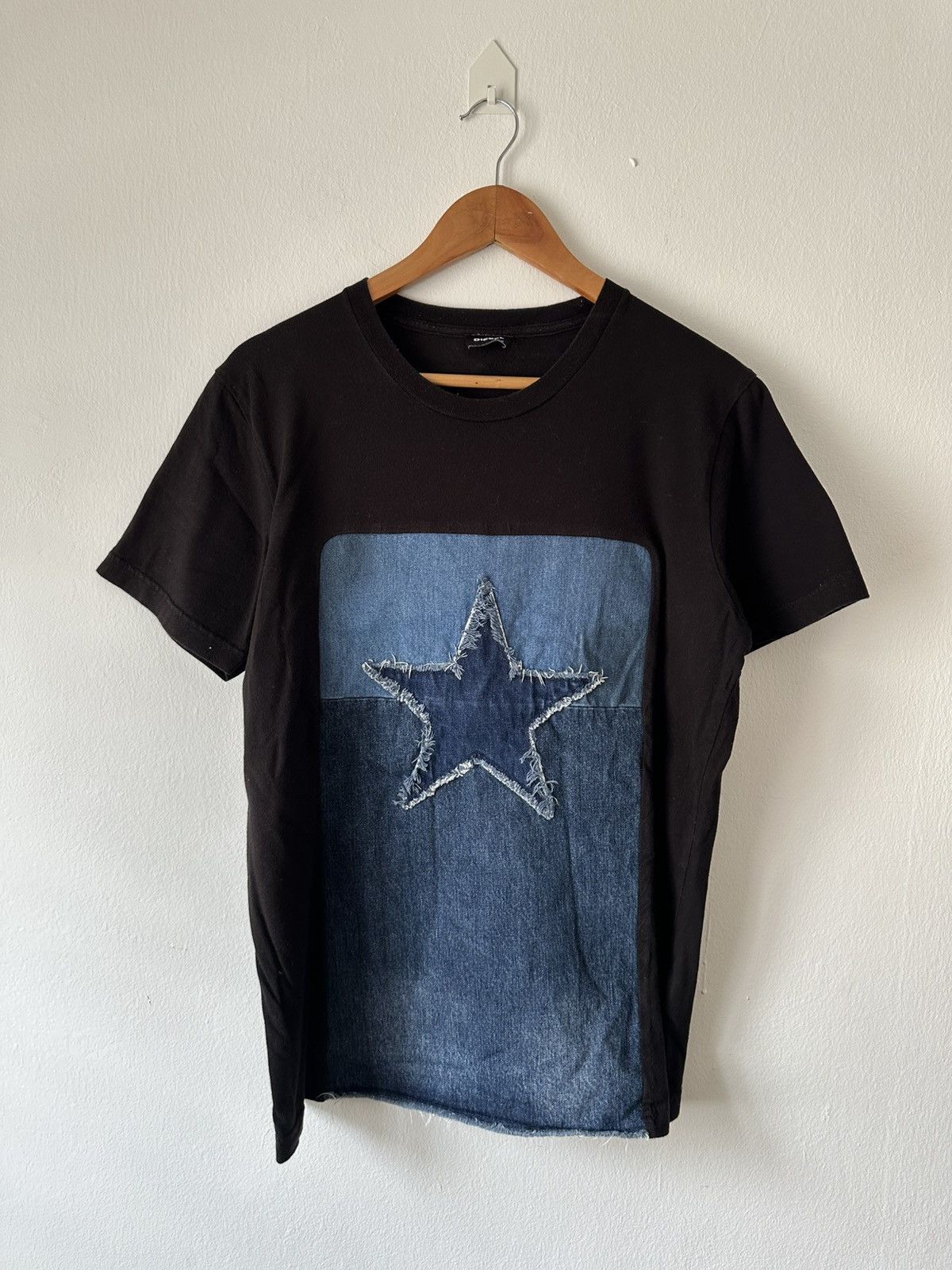 Diesel Diesel Denim Star Patch Star T Shirt Size US M / EU 48-50 / 2 - 2 Thumbnail