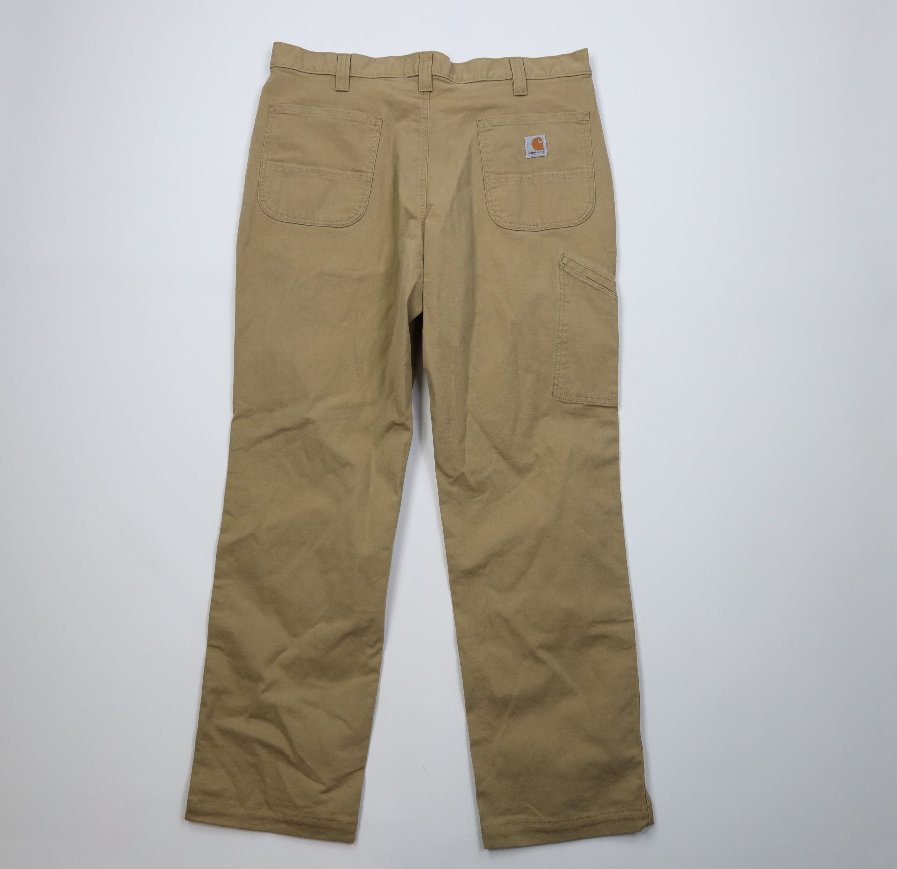 Carhartt Vintage Y2K Carhartt Fit Wide Leg Dungaree Pants Brown Size US 38 / EU 54 - 9 Thumbnail