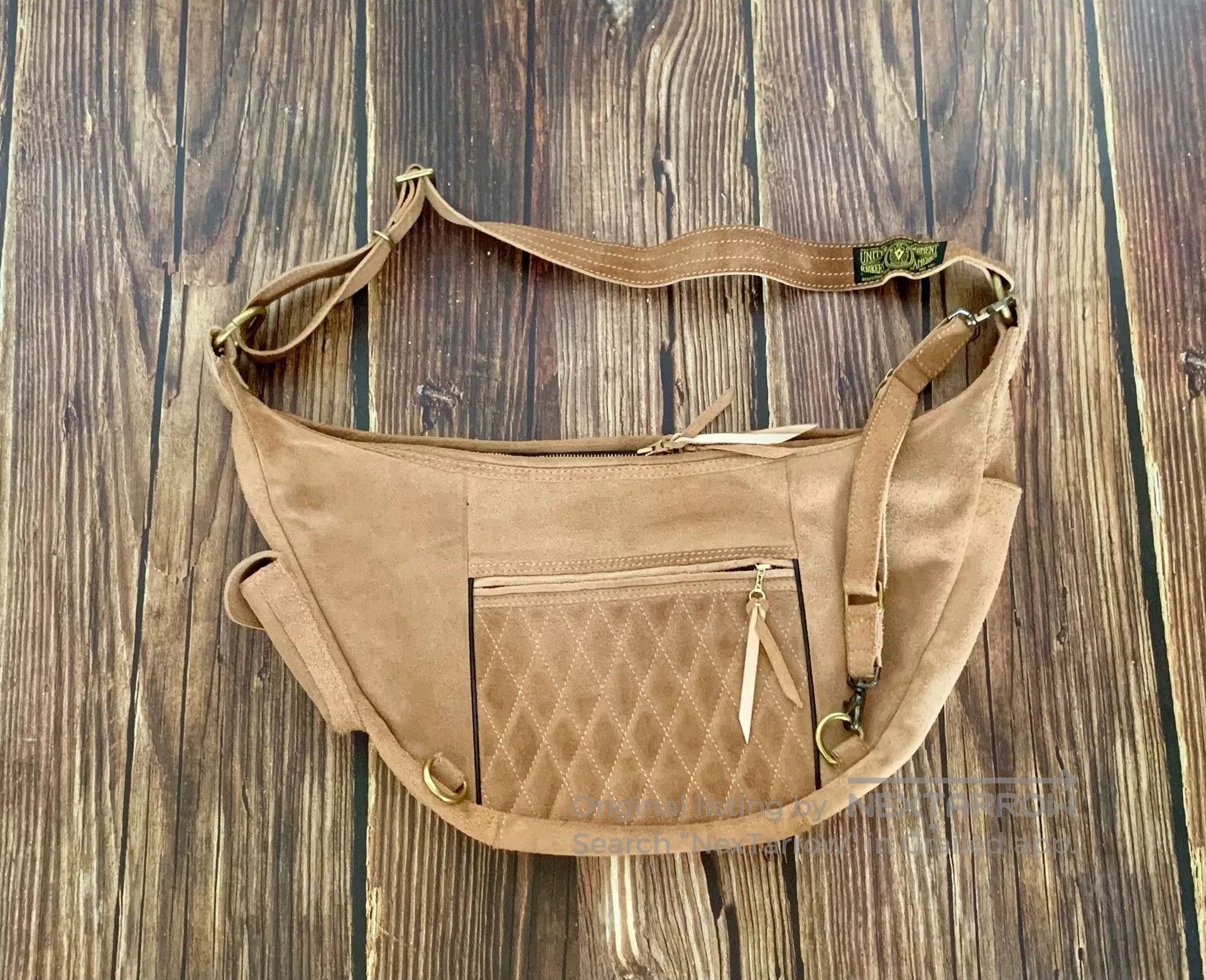 WEST RIDE westride leather motorcycle backpack from Japan. Size ONE SIZE - 3 Thumbnail