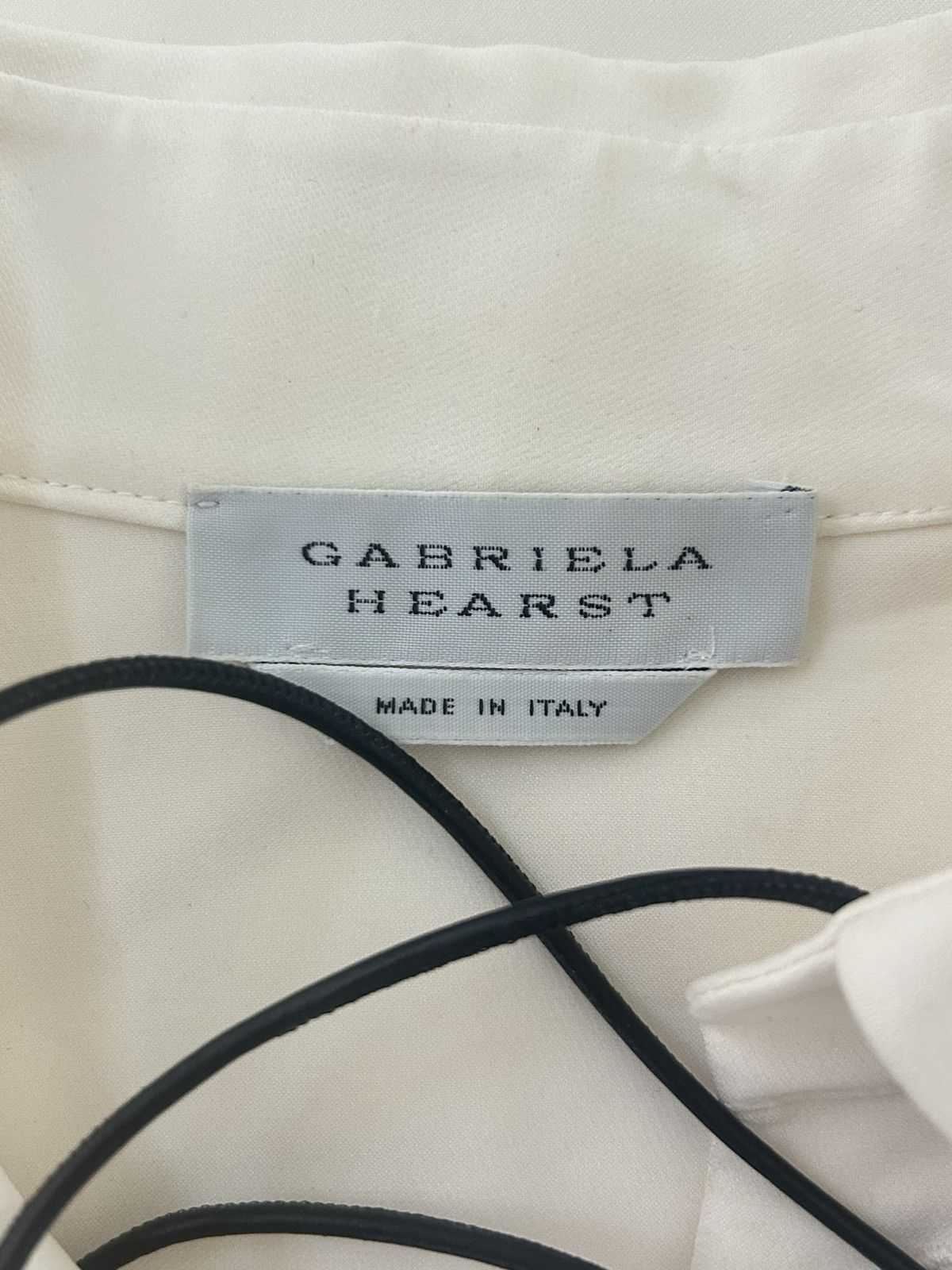 Gabriela Hearst Silk Leather Lace Up Shirt Size M / US 6-8 / IT 42-44 - 5 Thumbnail