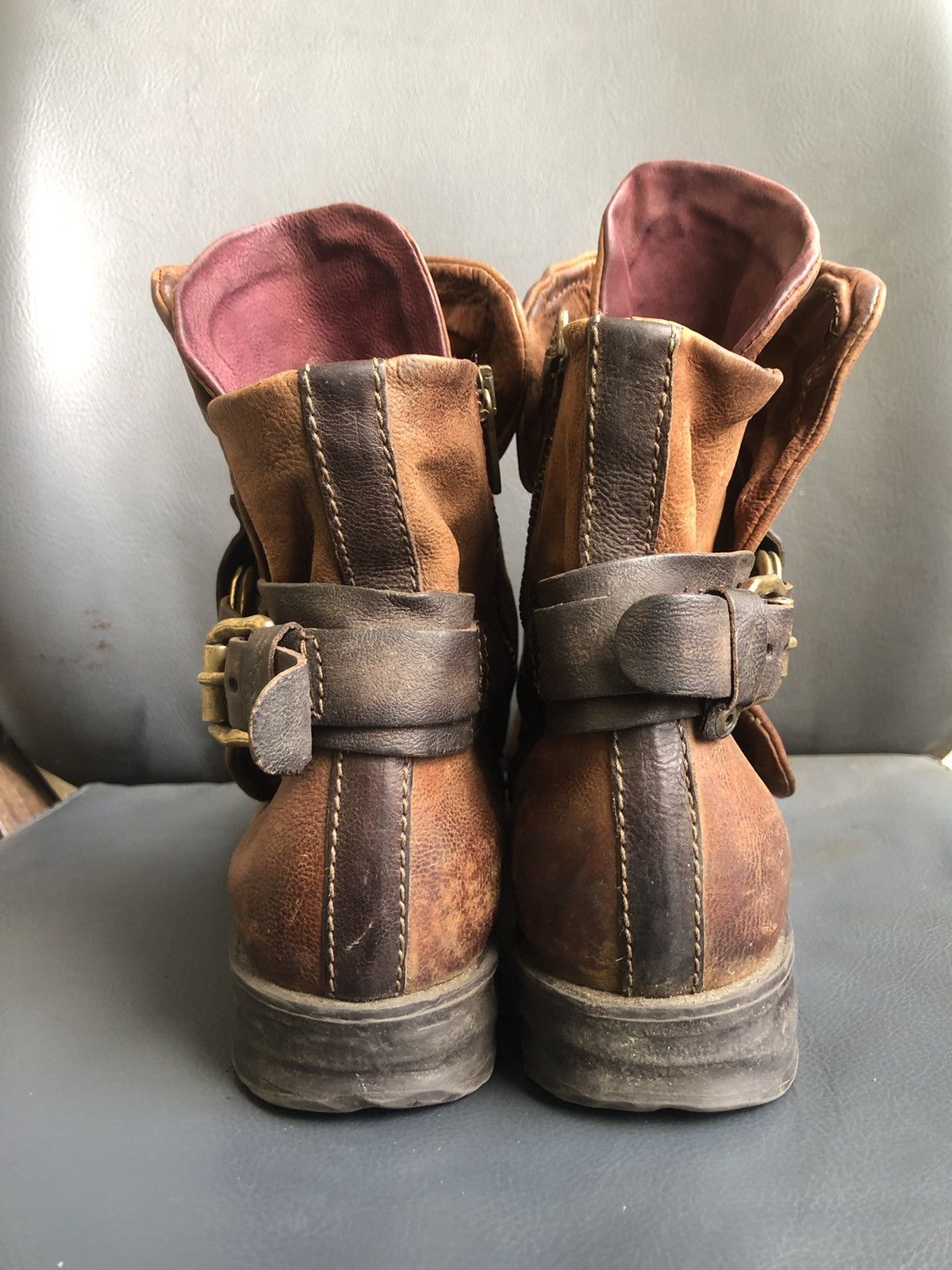 A.S.98 A.S 98 Brown Calfskin Leather Women’s Boots Size 39 Size US 9 / IT 39 - 9 Thumbnail