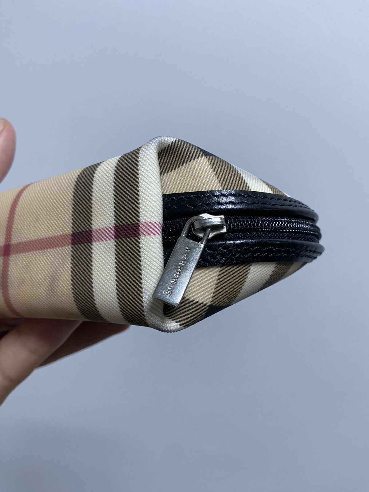 Burberry × Vintage Burberry Small Bag Vintage Nova Check Logo Luxury Size ONE SIZE - 4 Thumbnail