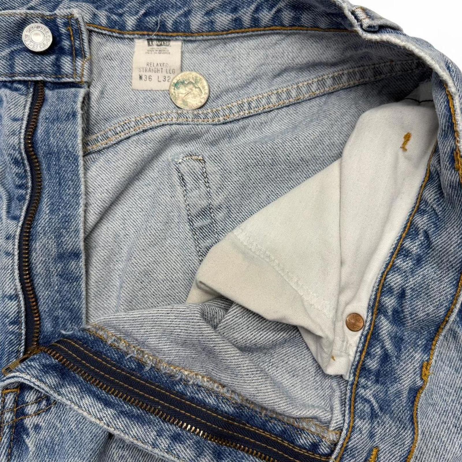 Levi's Vintage made in Mexico Levi's 505 jeans, heel bite, 36/32 Size US 36 / EU 52 - 3 Thumbnail