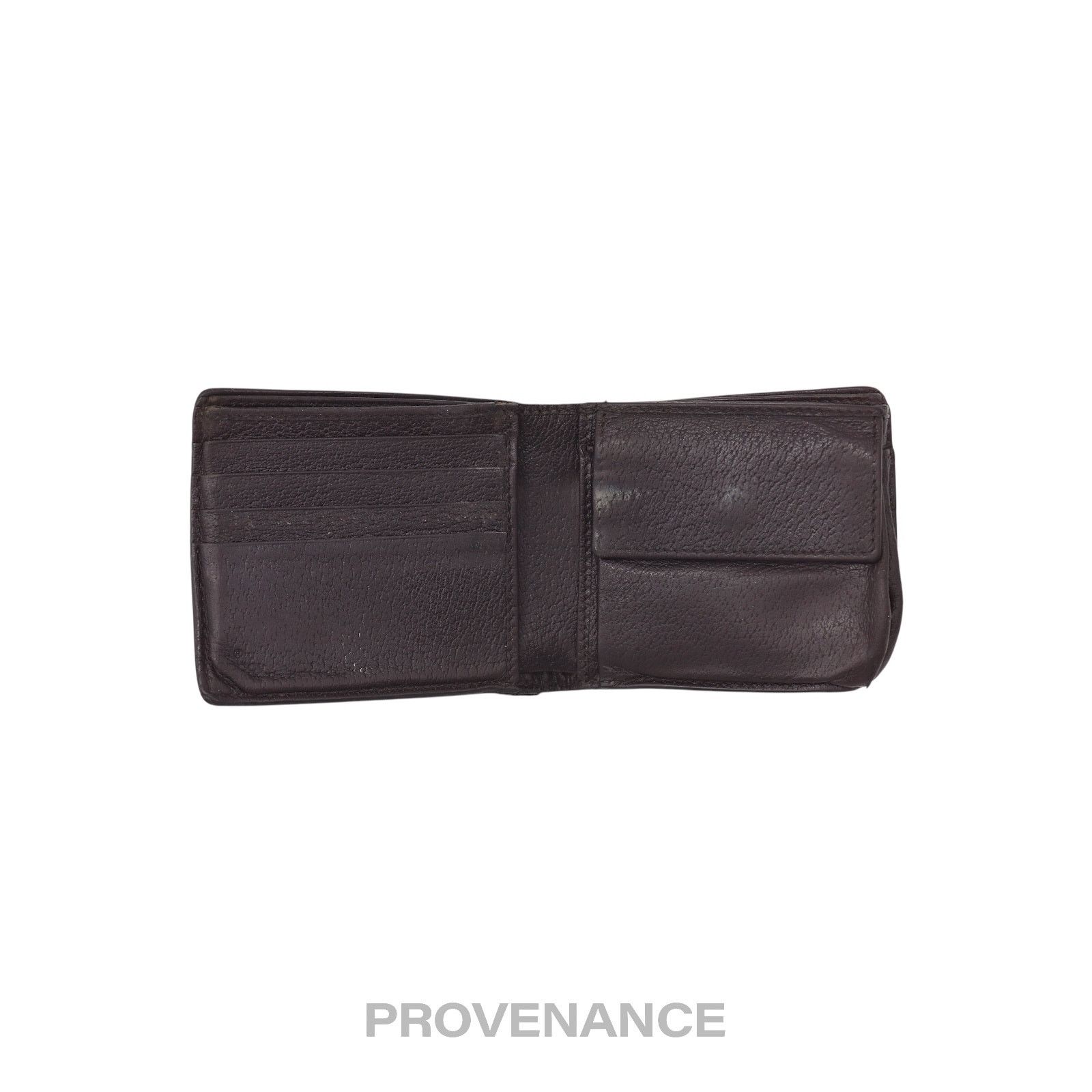Gucci 🔴 Gucci GG Marmont Bifold Wallet - Dark Chocolate Leather Size ONE SIZE - 6 Thumbnail