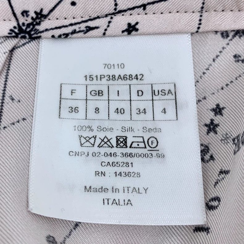 Dior Dior Color-matched constellation full-print mulberry silk c Size 24" / US 00 / IT 34 - 6 Thumbnail