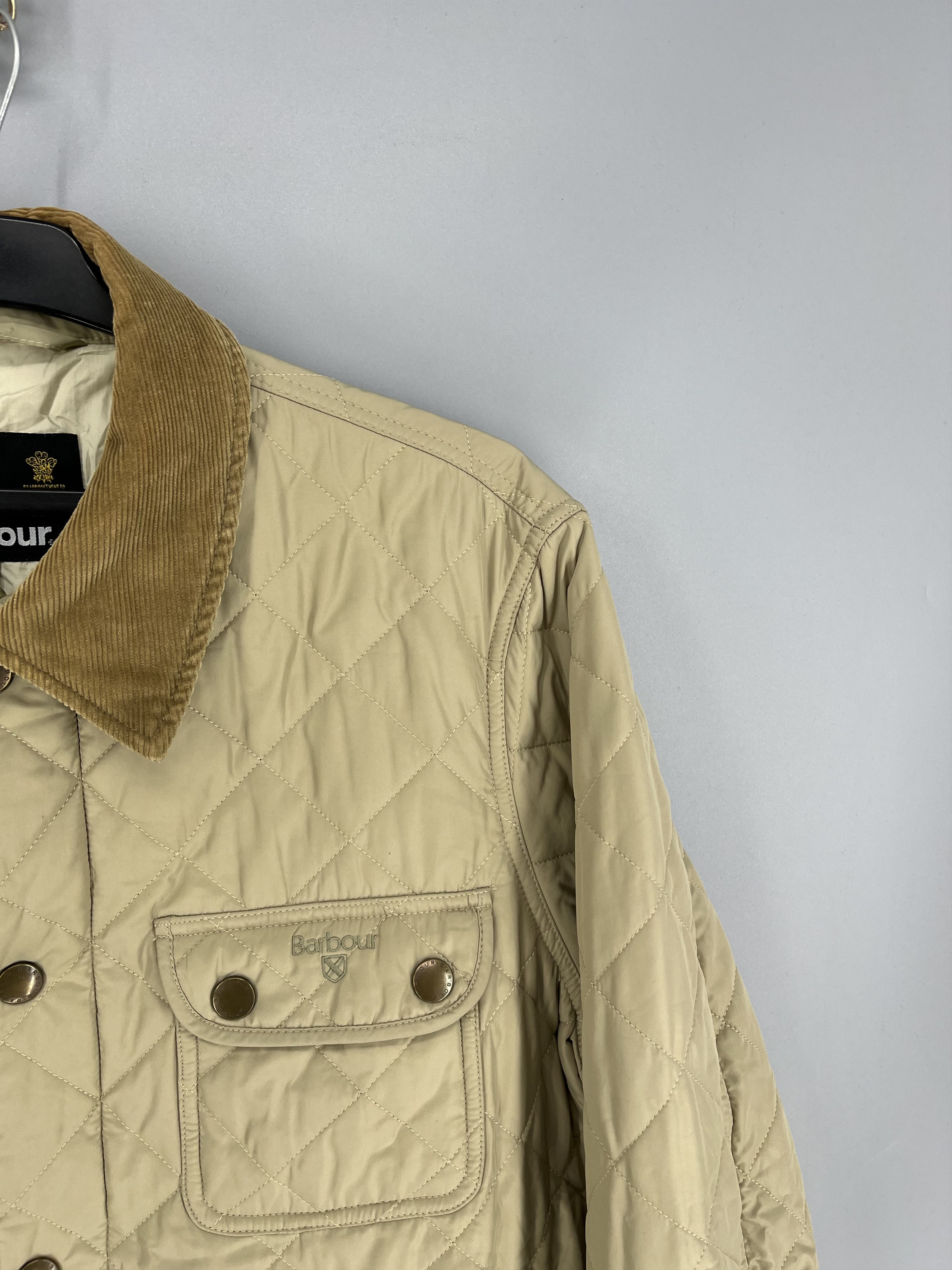 Barbour Barbour Barnett Quilt Jacket Mens XL Beige Quilted Corduroy Size US XL / EU 56 / 4 - 6 Thumbnail