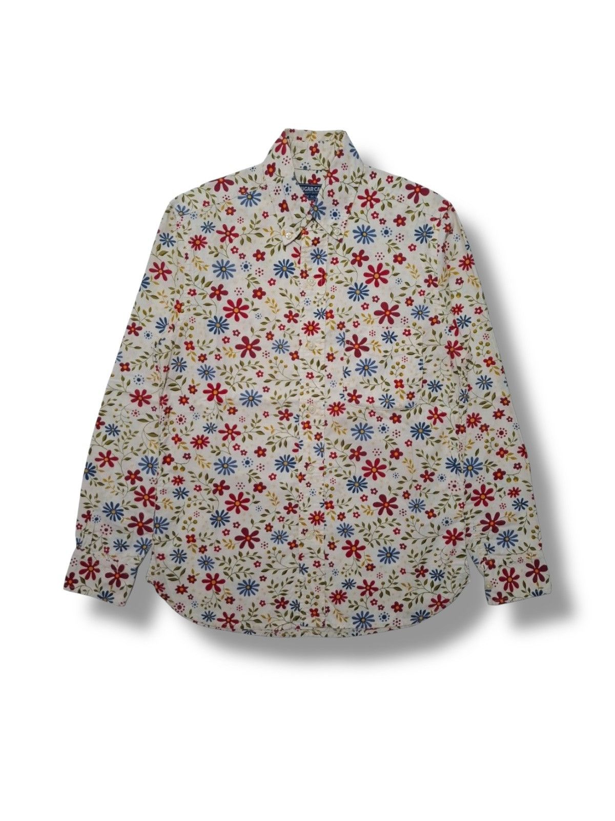 Sugar Cane Sugarcane Floral Shirt Size US S / EU 44-46 / 1 - 1 Thumbnail