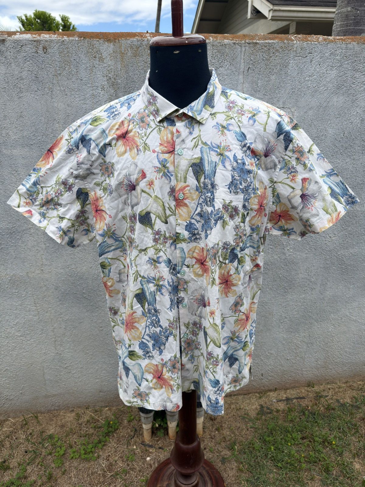 Reyn Spooner Tori Richard Multicolored Hawaiian Shirt Men's 2XL Size US XXL / EU 58 / 5 - 1 Thumbnail