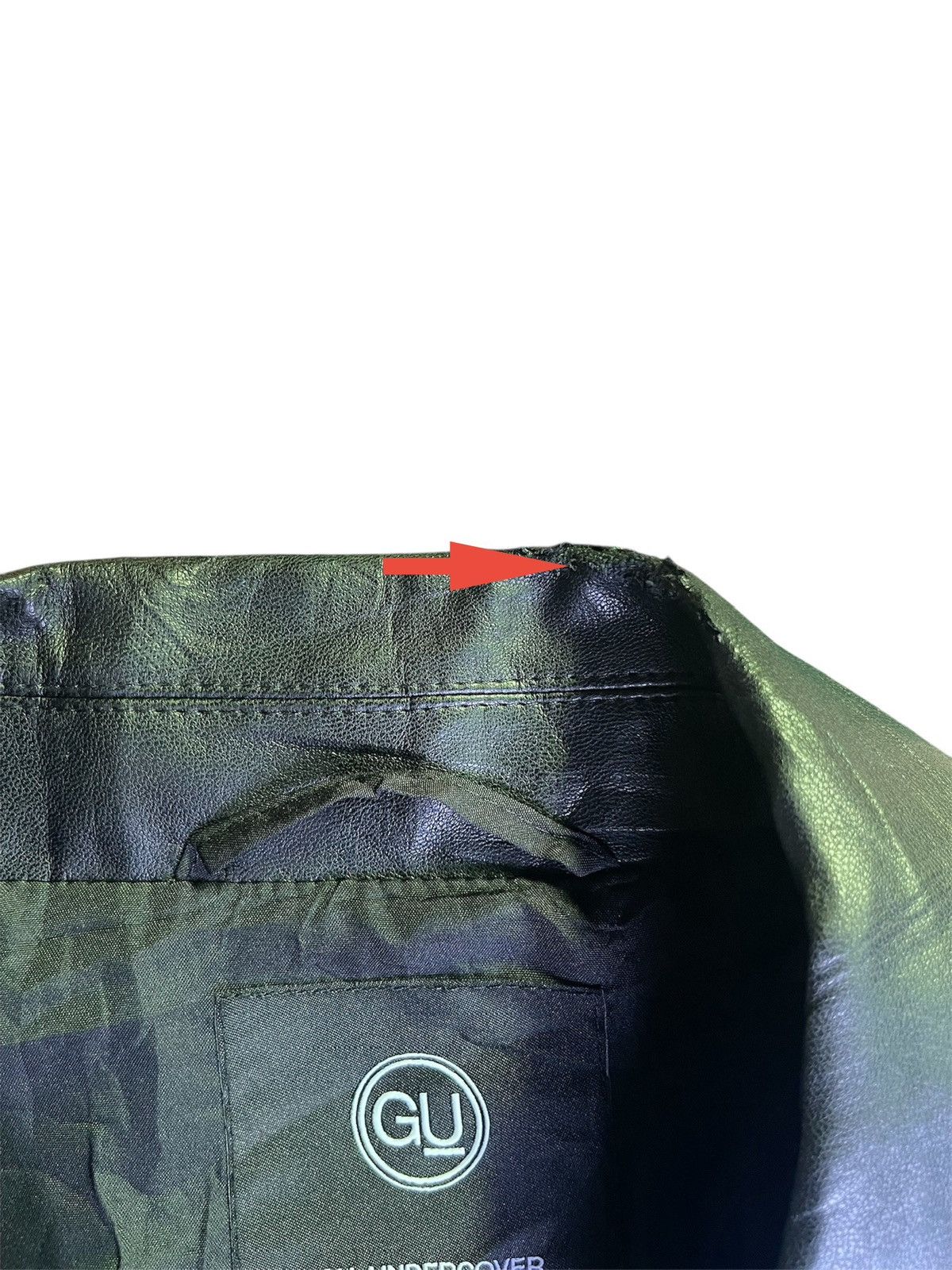 GU × Undercover GU UNDERCOVER Faux Leather Rider Jacket - Rare Collab Size US S / EU 44-46 / 1 - 7 Thumbnail