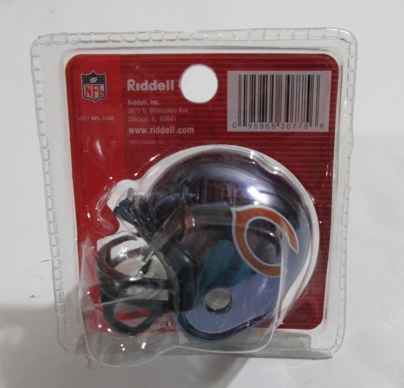 Riddell Riddell Pocket Pro Football Helmet Chicago Bears Chrome Size ONE SIZE - 2 Thumbnail