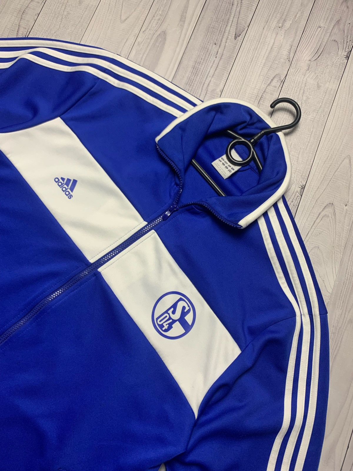 Vintage Adidas shalke 04 vintage soccer track jacket Size XL Size US XL / EU 56 / 4 - 2 Thumbnail
